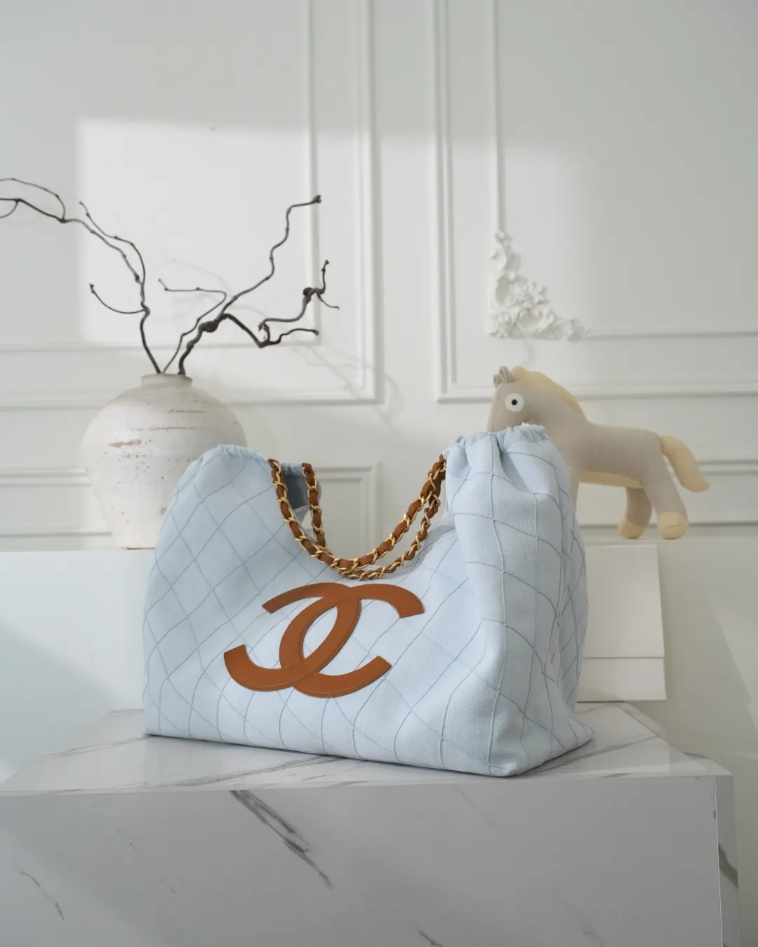 Blue Tote Bag
