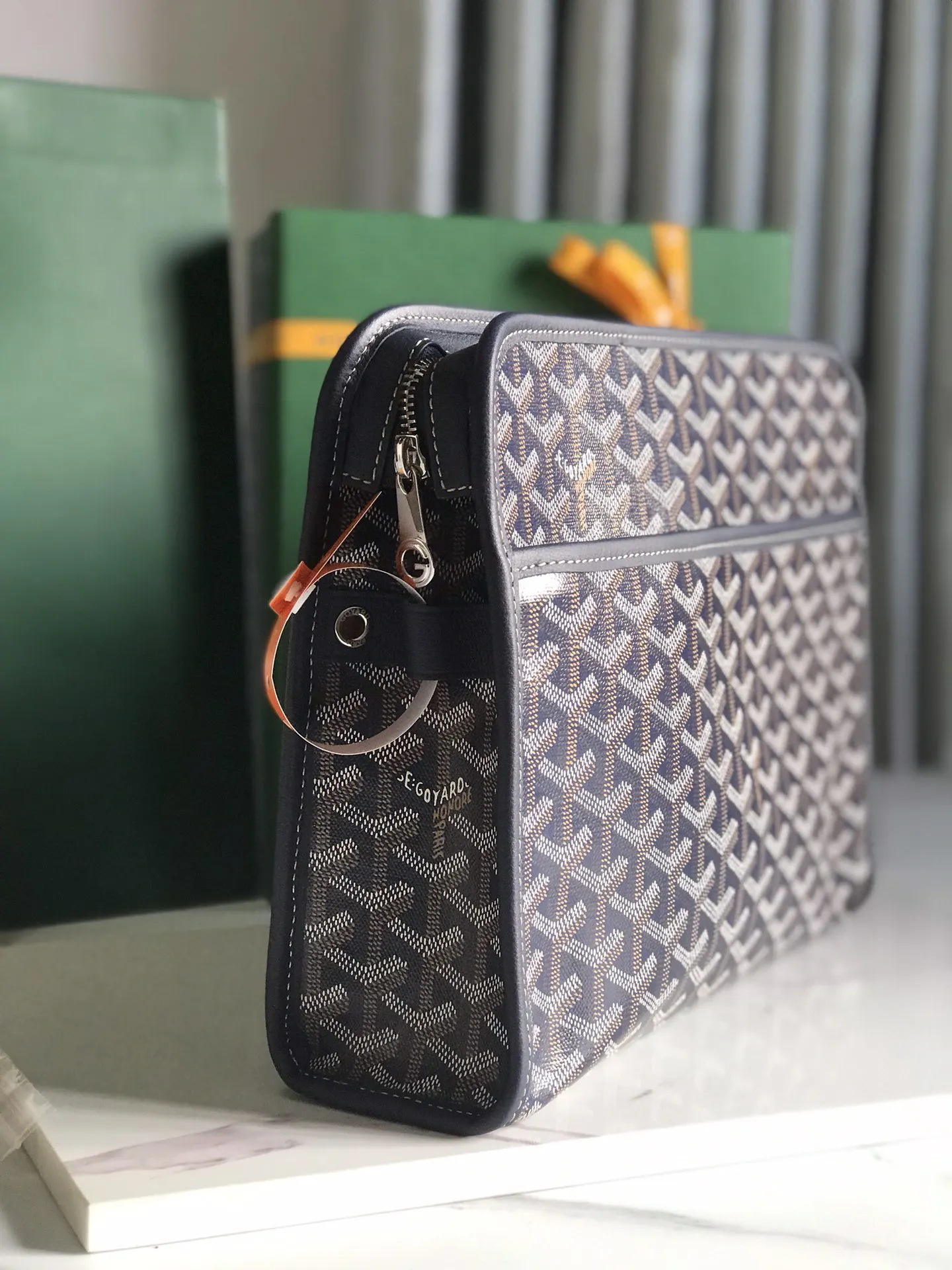 Goyard 黃色 牛皮 手拿包 精致手拿款
