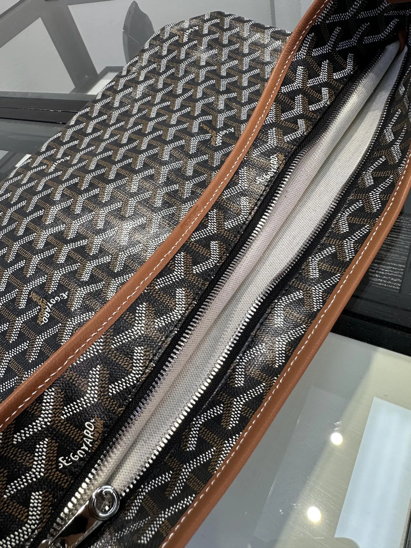 Goyard Hobo 棕色 腋下包 復古腋下背款