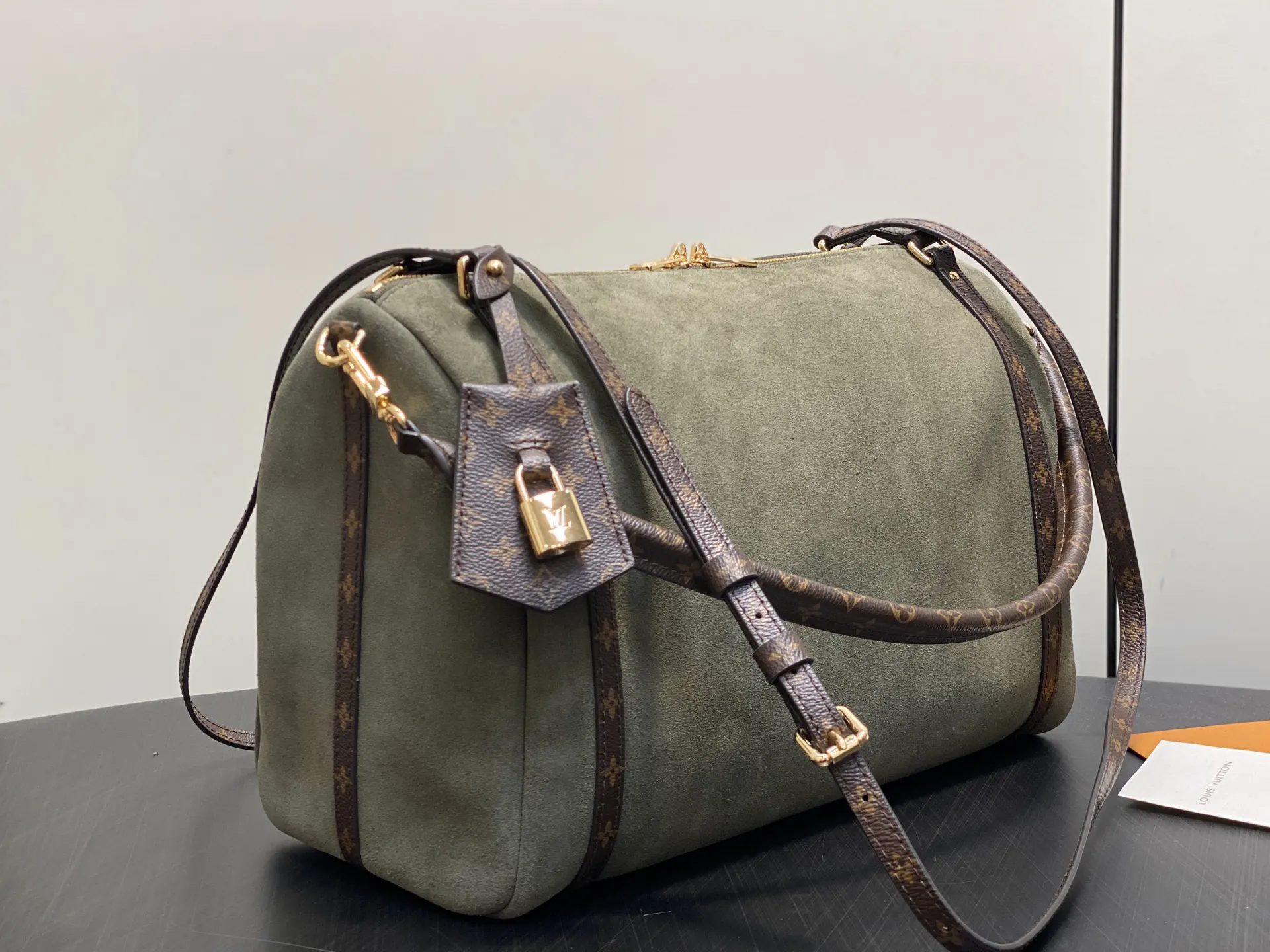 Green Organizer Pouch Travel Canvas