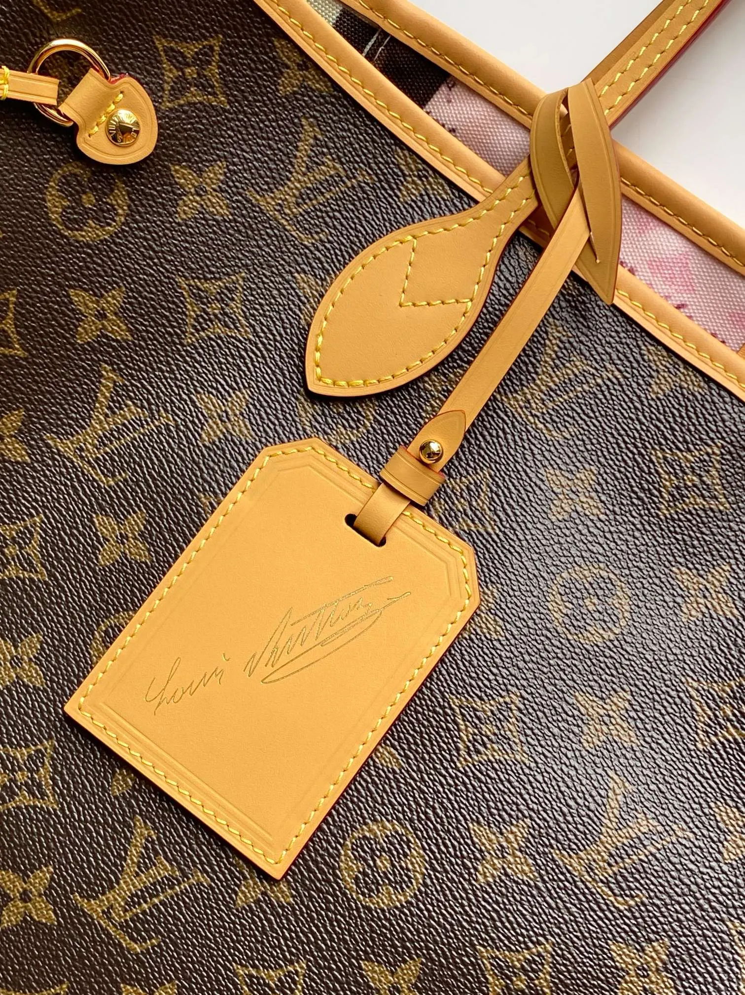 LV Neverfull 牛皮 托特包 大容量托特款