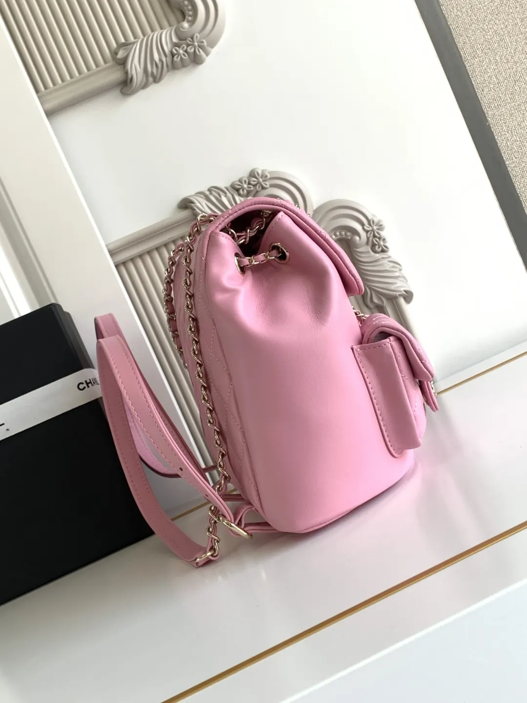 CHANEL 小牛皮 雙肩包 实用雙肩款