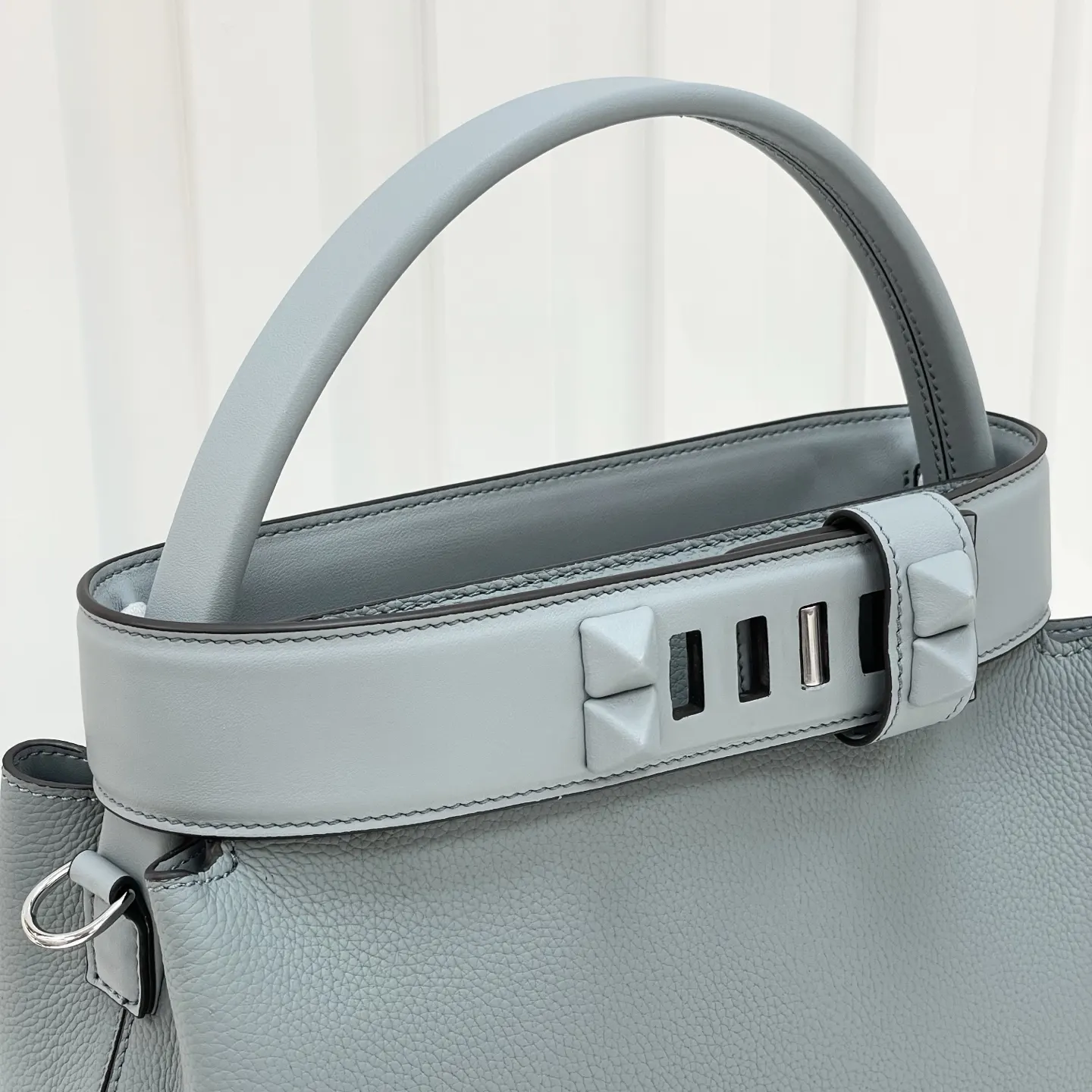 Hermès 黑色 牛皮手提包