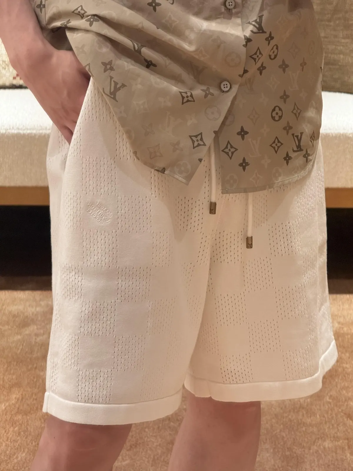 LV White Shorts Image 8 LV White Shorts Image 8
