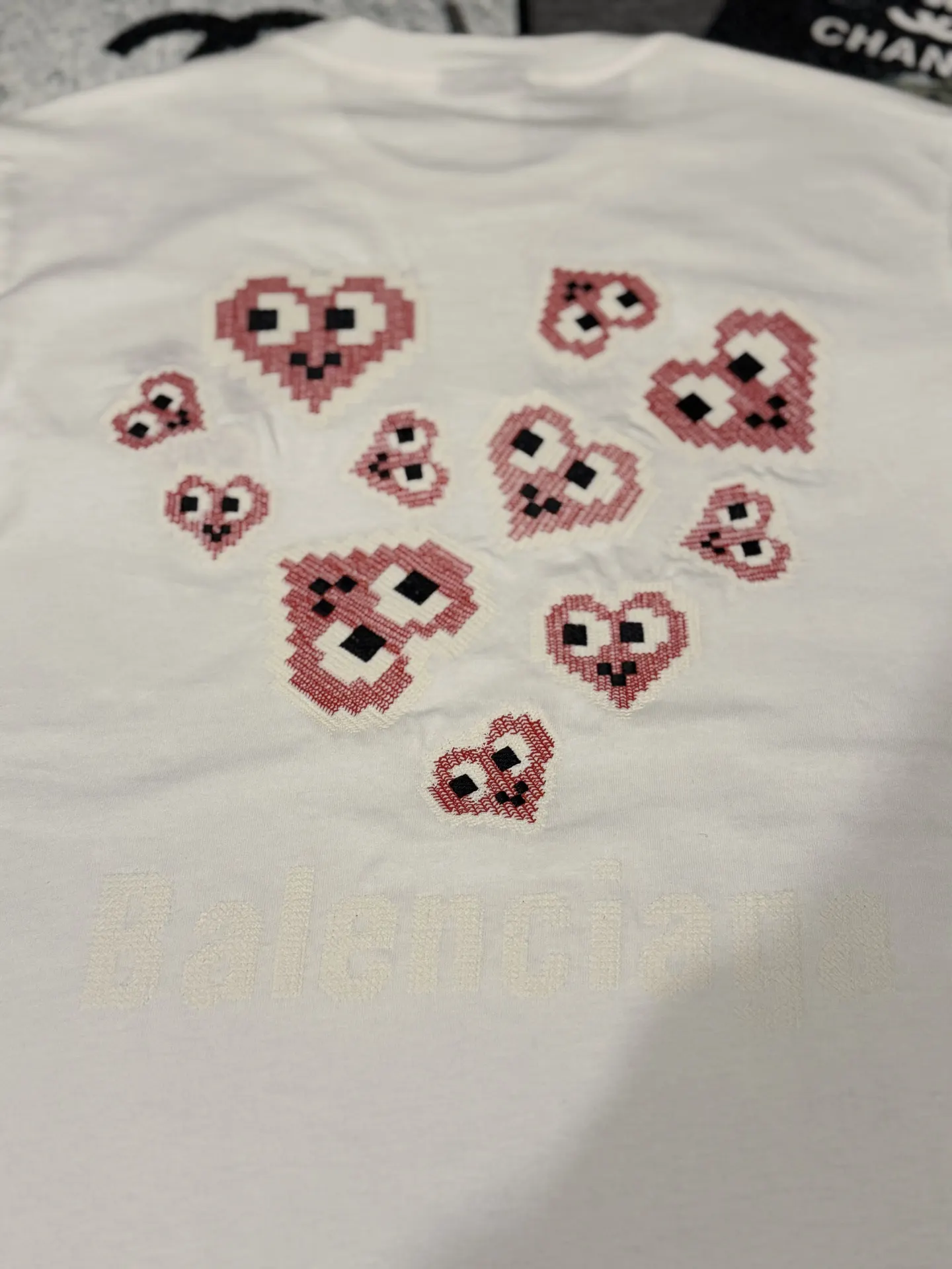 Balenciaga 白色 Logo 字母 短袖T恤 街头休闲款
