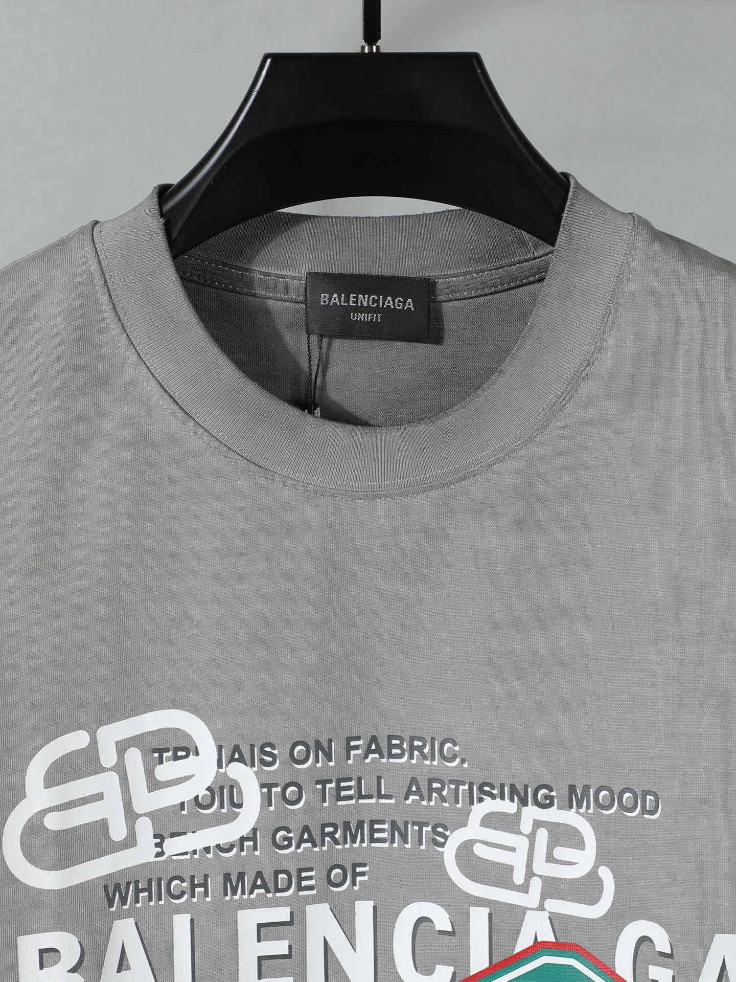 Balenciaga 26Ss Logo Letter Short Sleeve T-Shirt Street