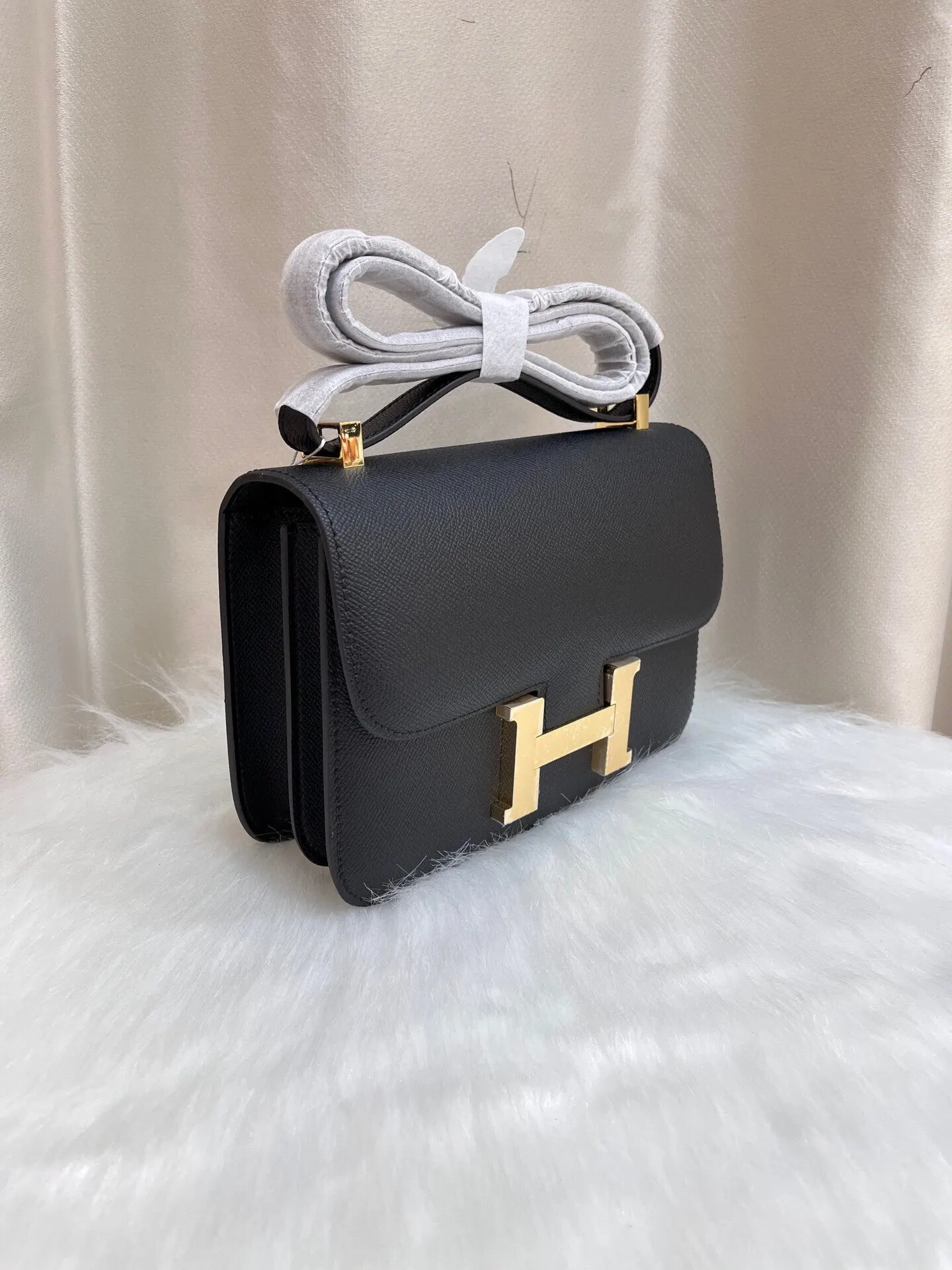 Yellow Organizer Pouch Travel Leather