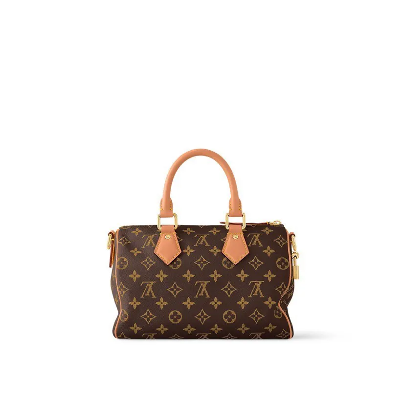 Gold Monogram Top Handle Bag Commuter Leather