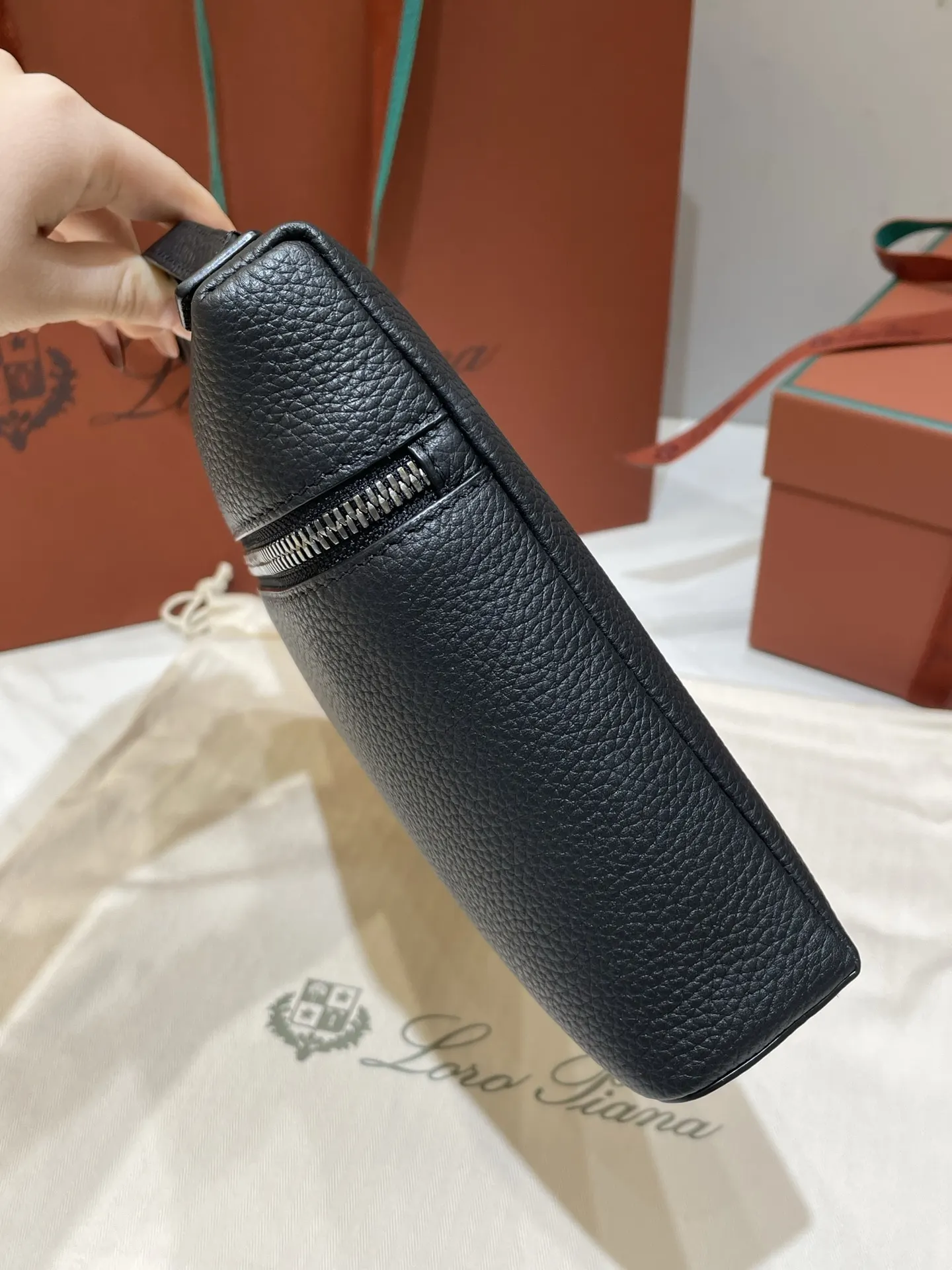Black Clutch Bag Leather