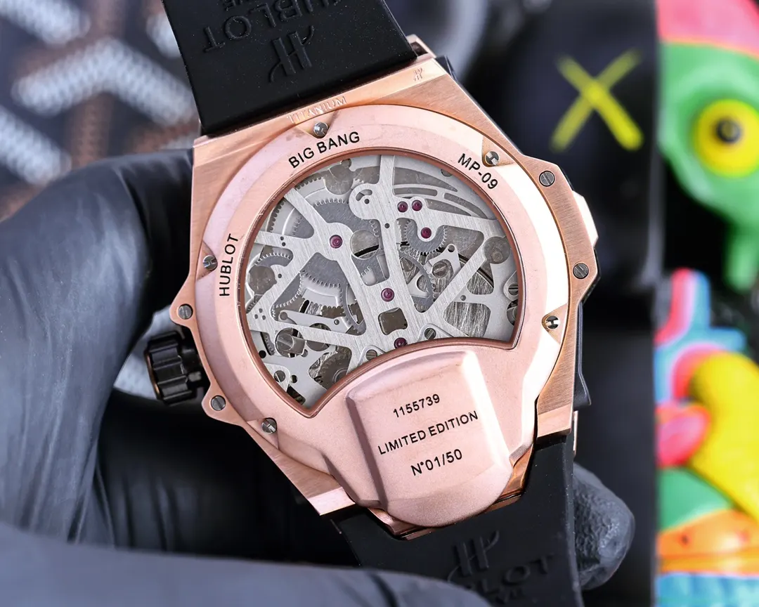 紅色 批 恒 宝 HUBLOT 魔兽MP系列 手錶 經典腕表款