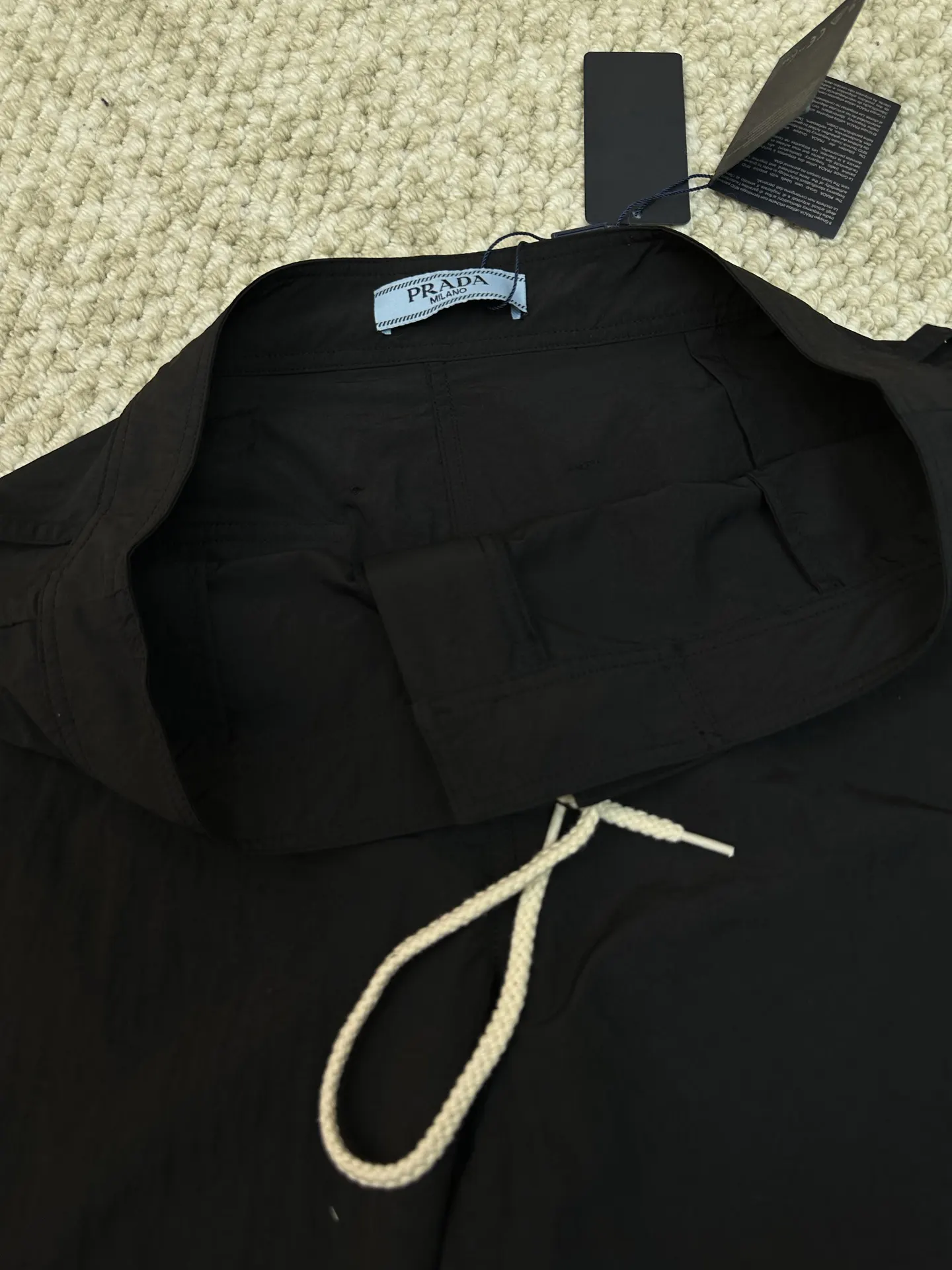 Prada Re-Nylon 棉质 短裤