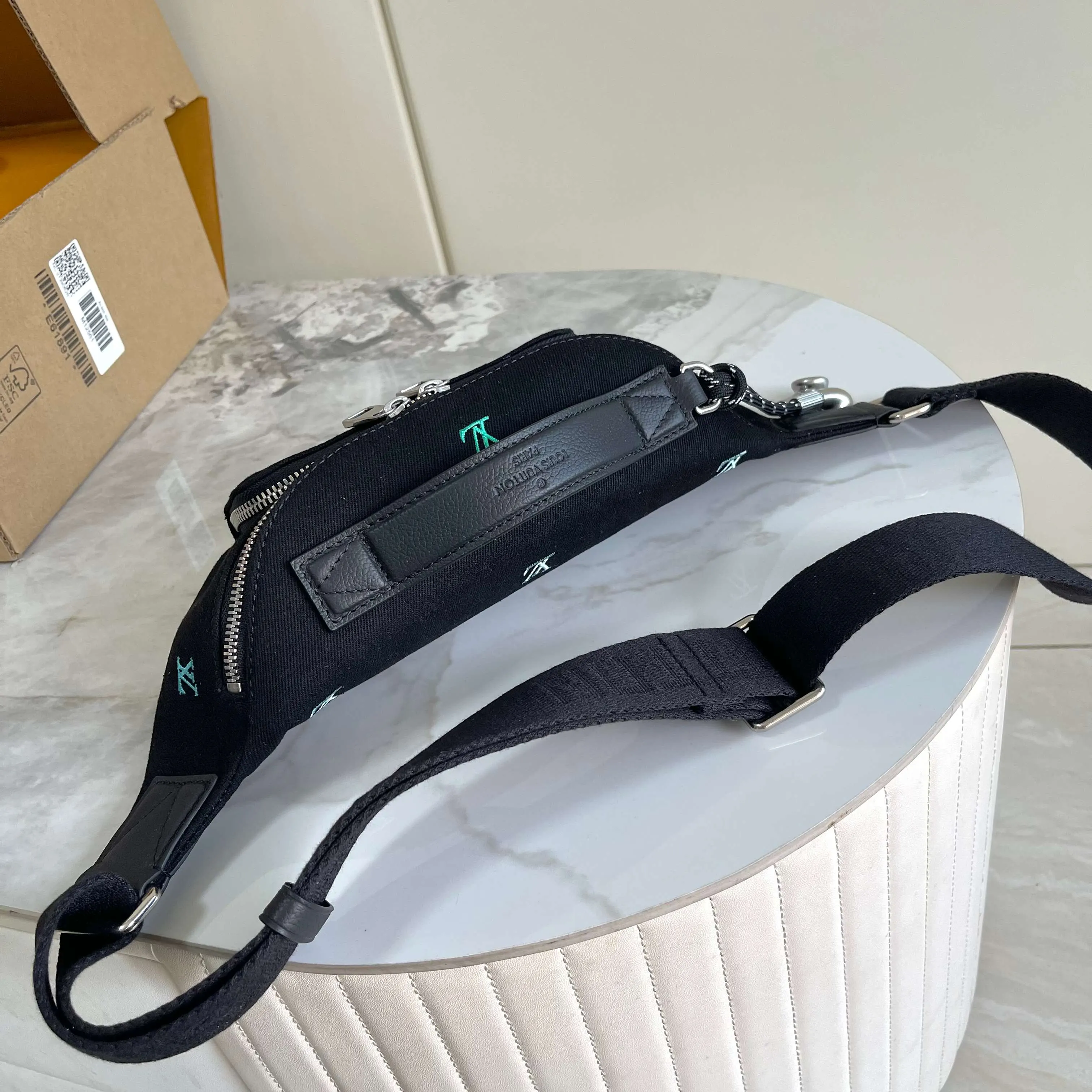 牛仔 牛皮 腰包 休閒腰包款