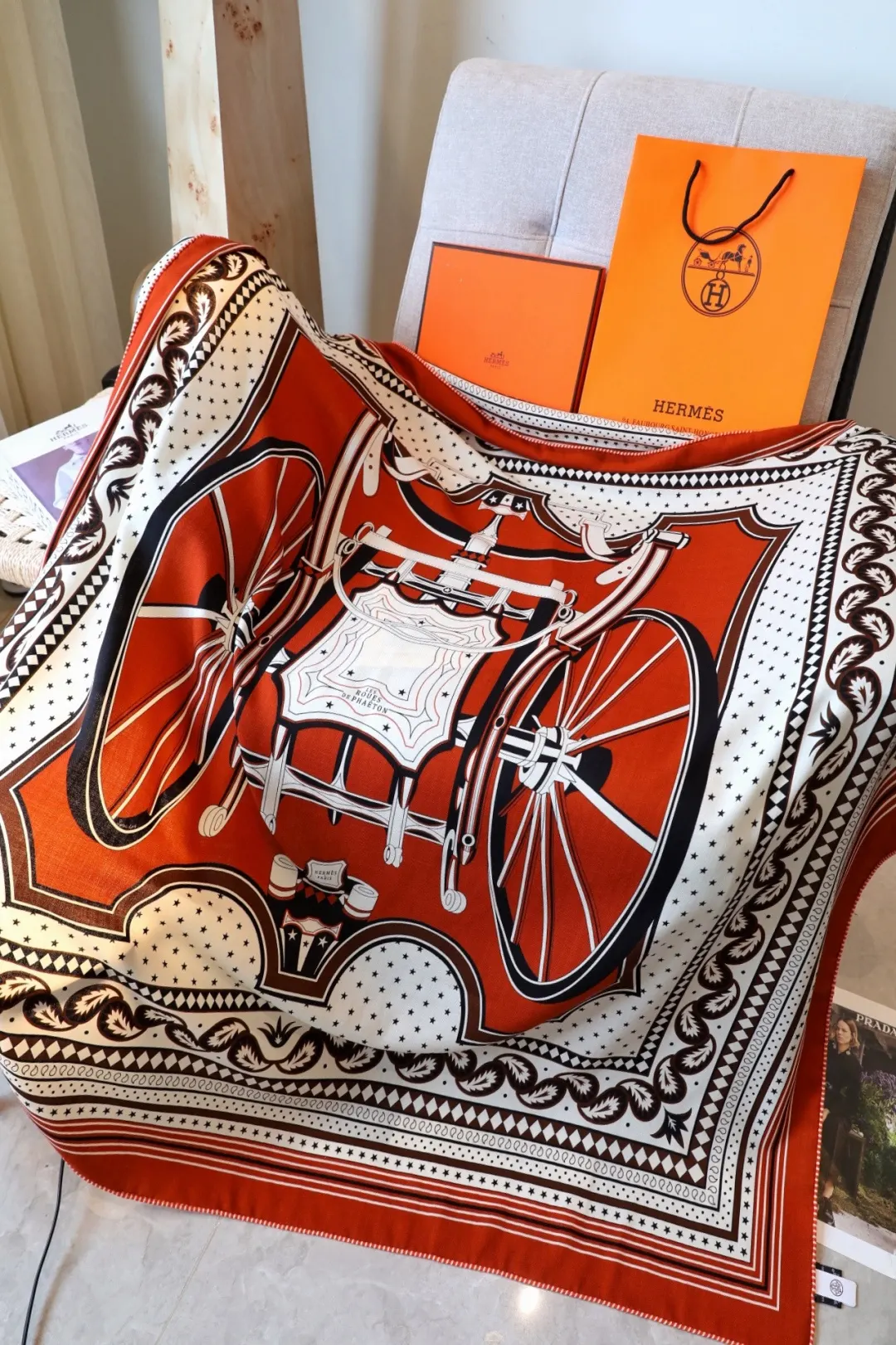 Hermes 羊绒 披肩 保暖披肩款 款2