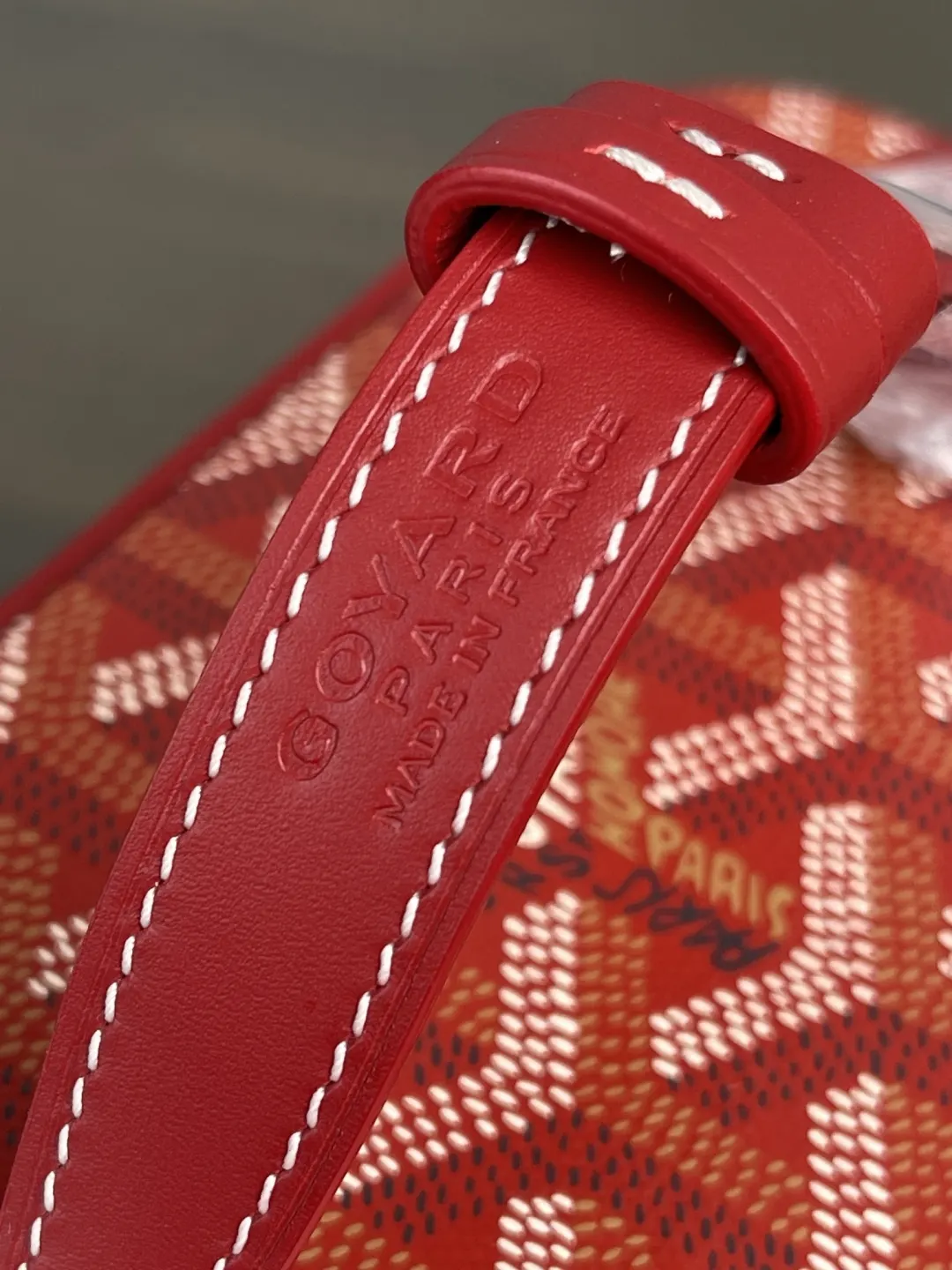Goyard 红色 小牛皮 化妆包 便携收纳款