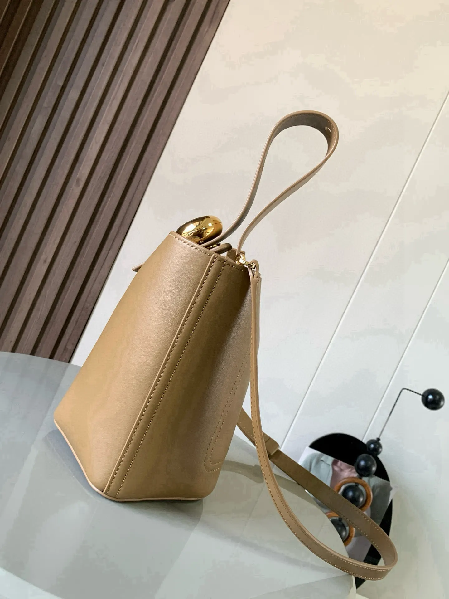 Bucket Bag Casual Leather
