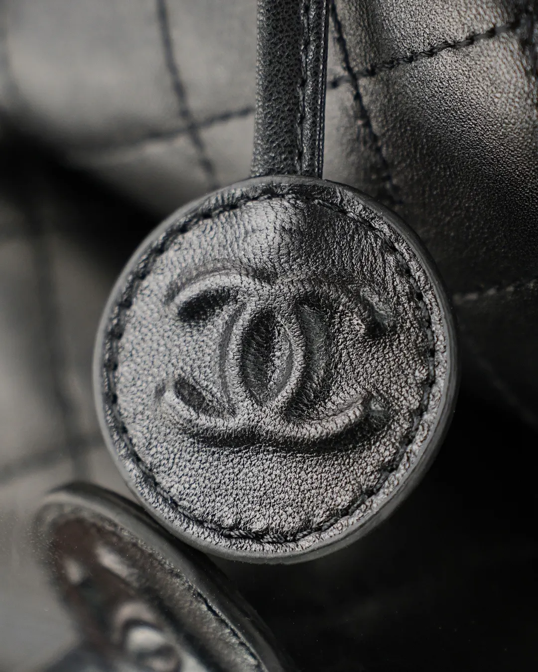 Chanel Black Top Handle Bag Commuter