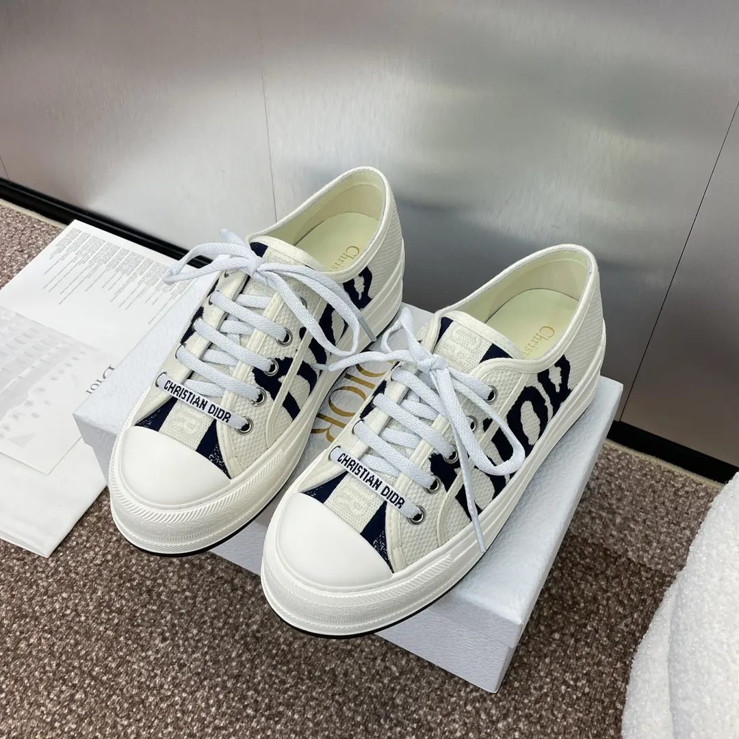 Dior 厚底 拼色 运动鞋
