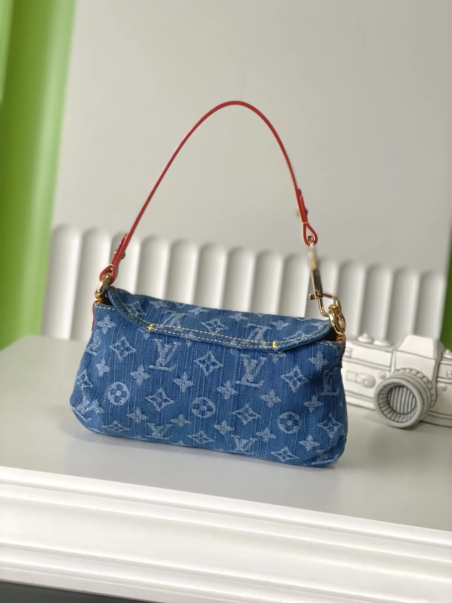 Blue Top Handle Bag Lightweight