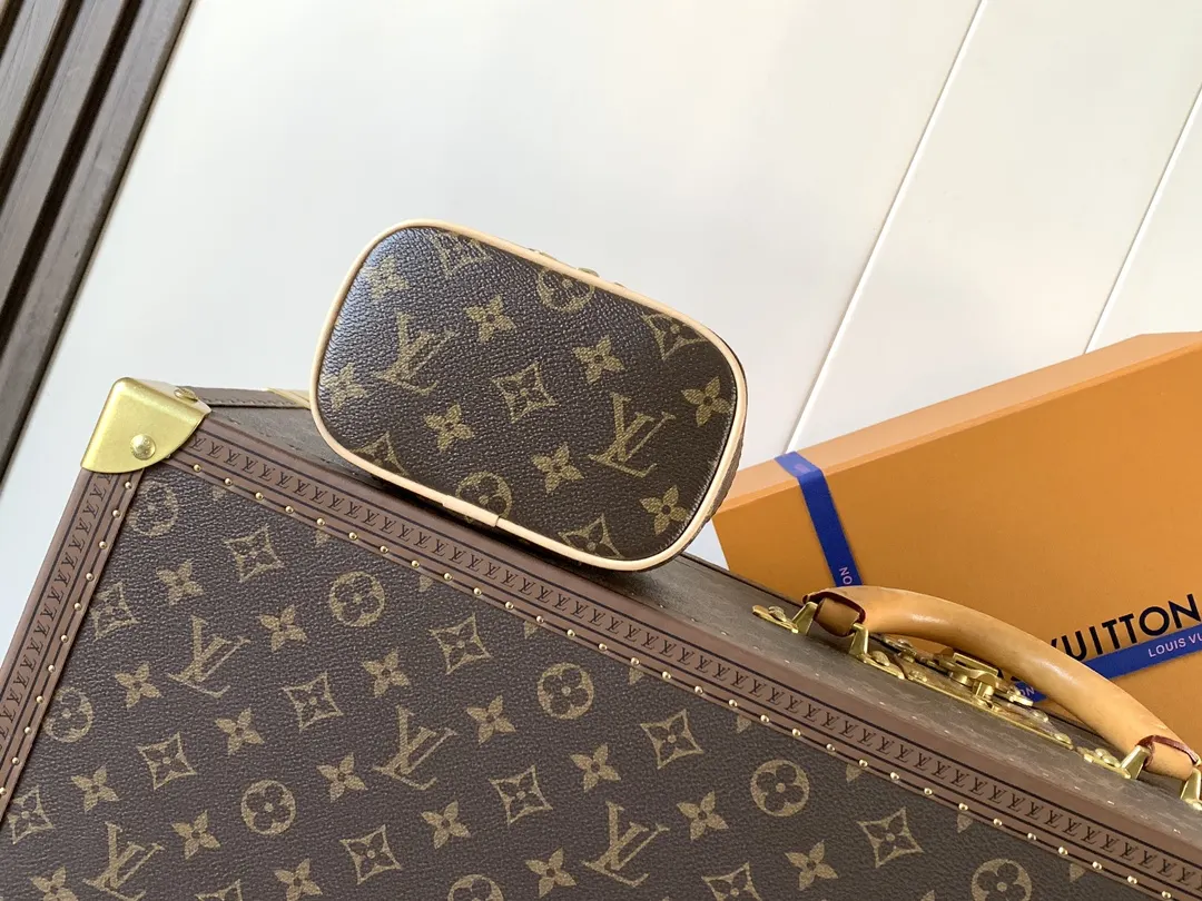 Monogram Organizer Pouch Travel Leather
