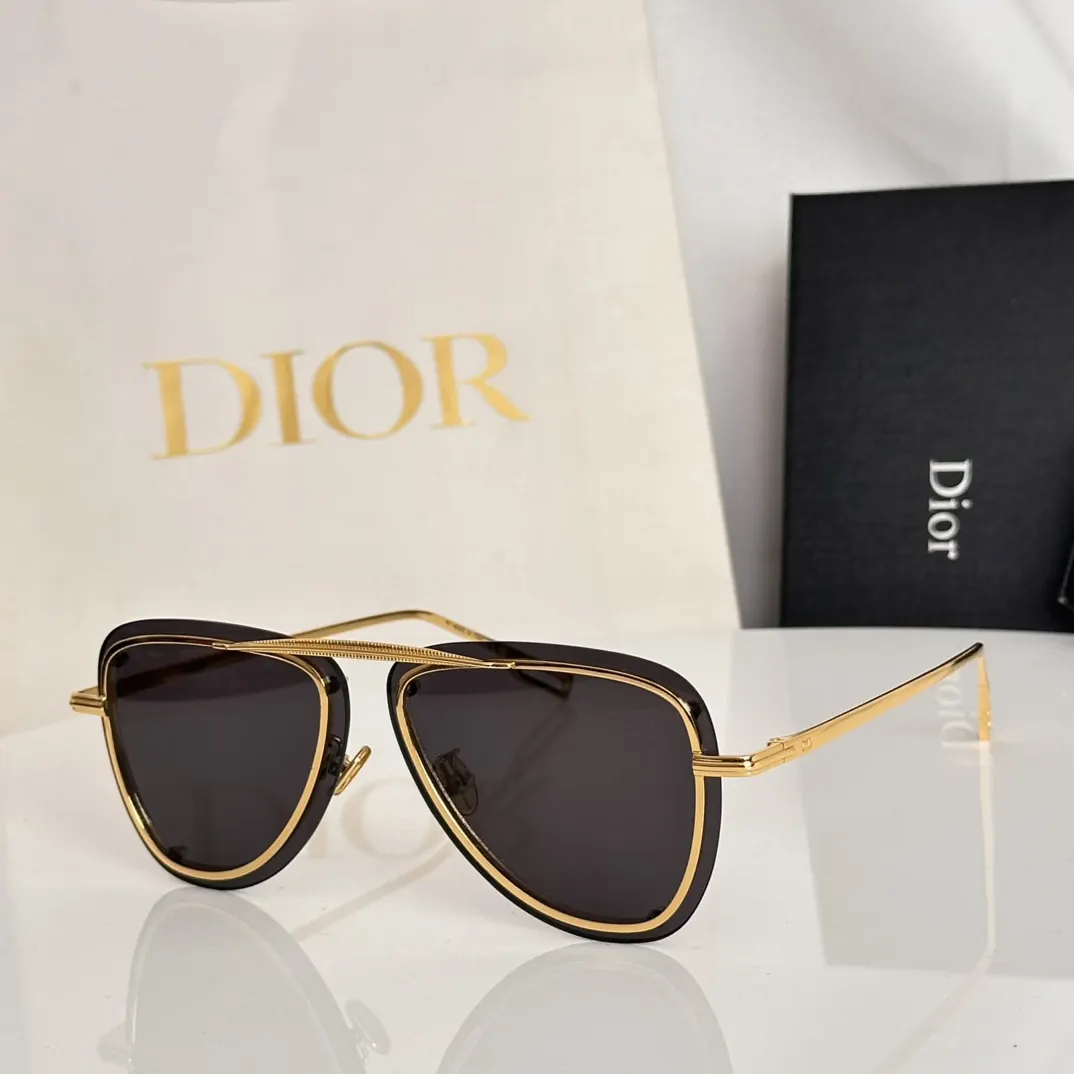 Dior 金属框无框太阳镜 轻盈遮阳款