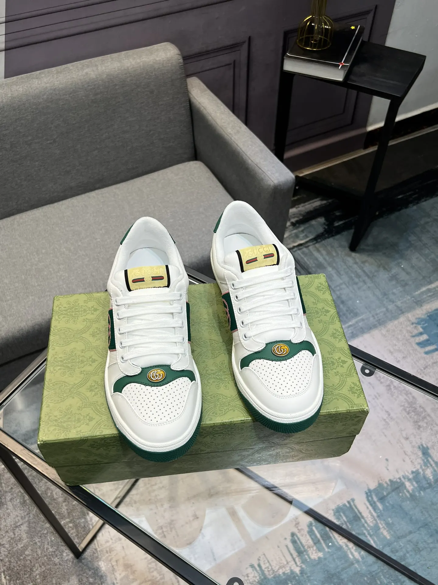 Gucci Logo休闲运动鞋