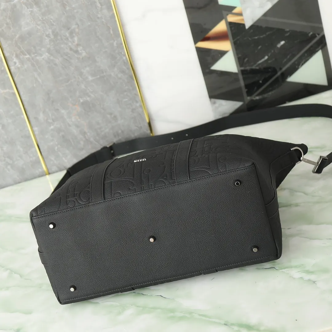 Dior Black Organizer Pouch Travel Leather