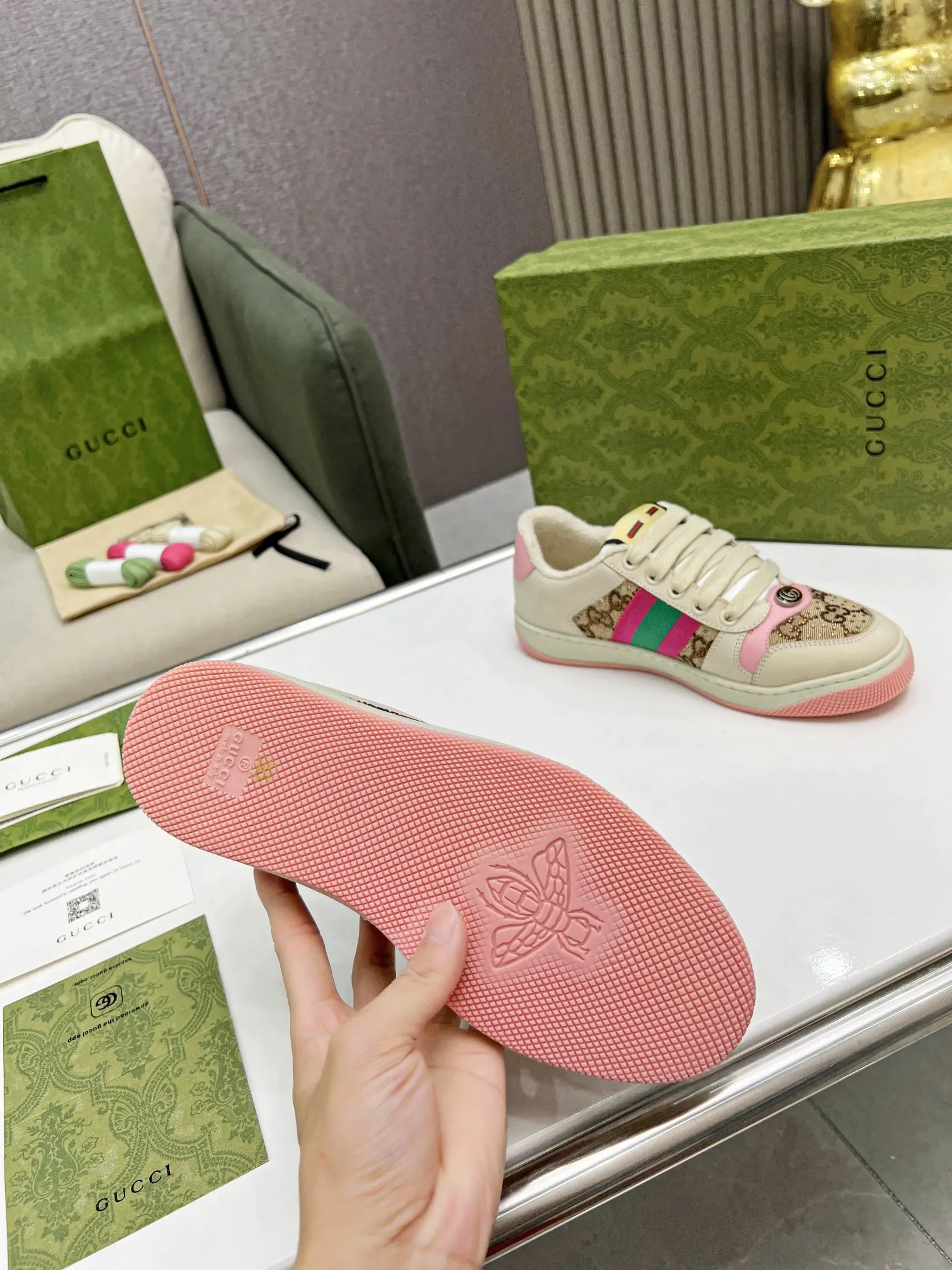 Gucci Logo休闲运动鞋 百搭款