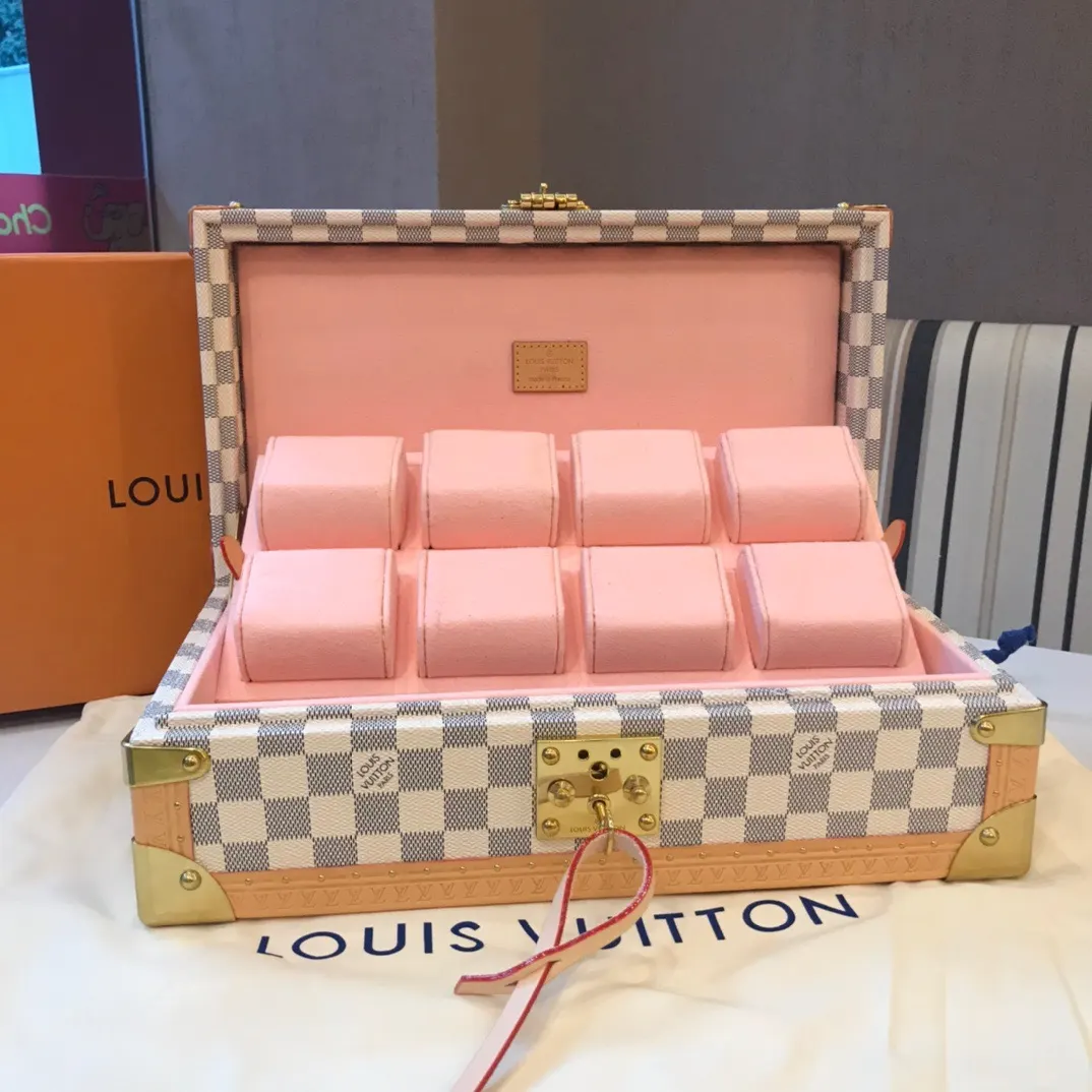 LV 银色 帆布 只装 手表盒 表装表盒以经典Mo经典腕表款