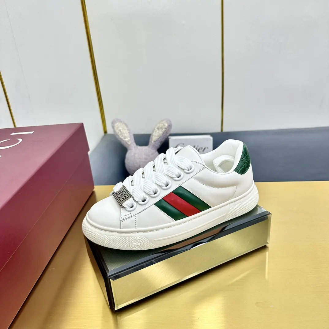 Gucci Ace 小白鞋 红色 运动鞋