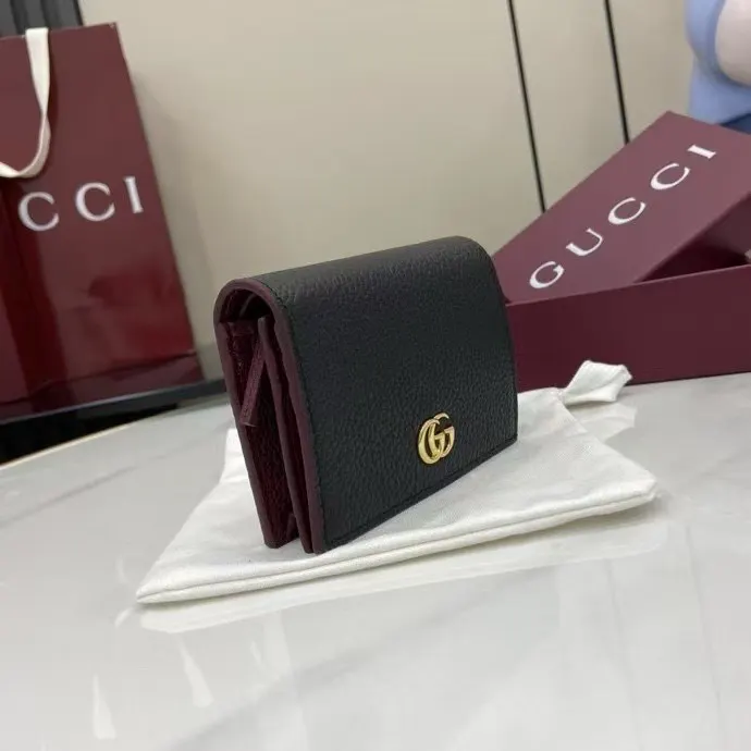 Gucci Marmont 絎縫皮革錢包 日常收納