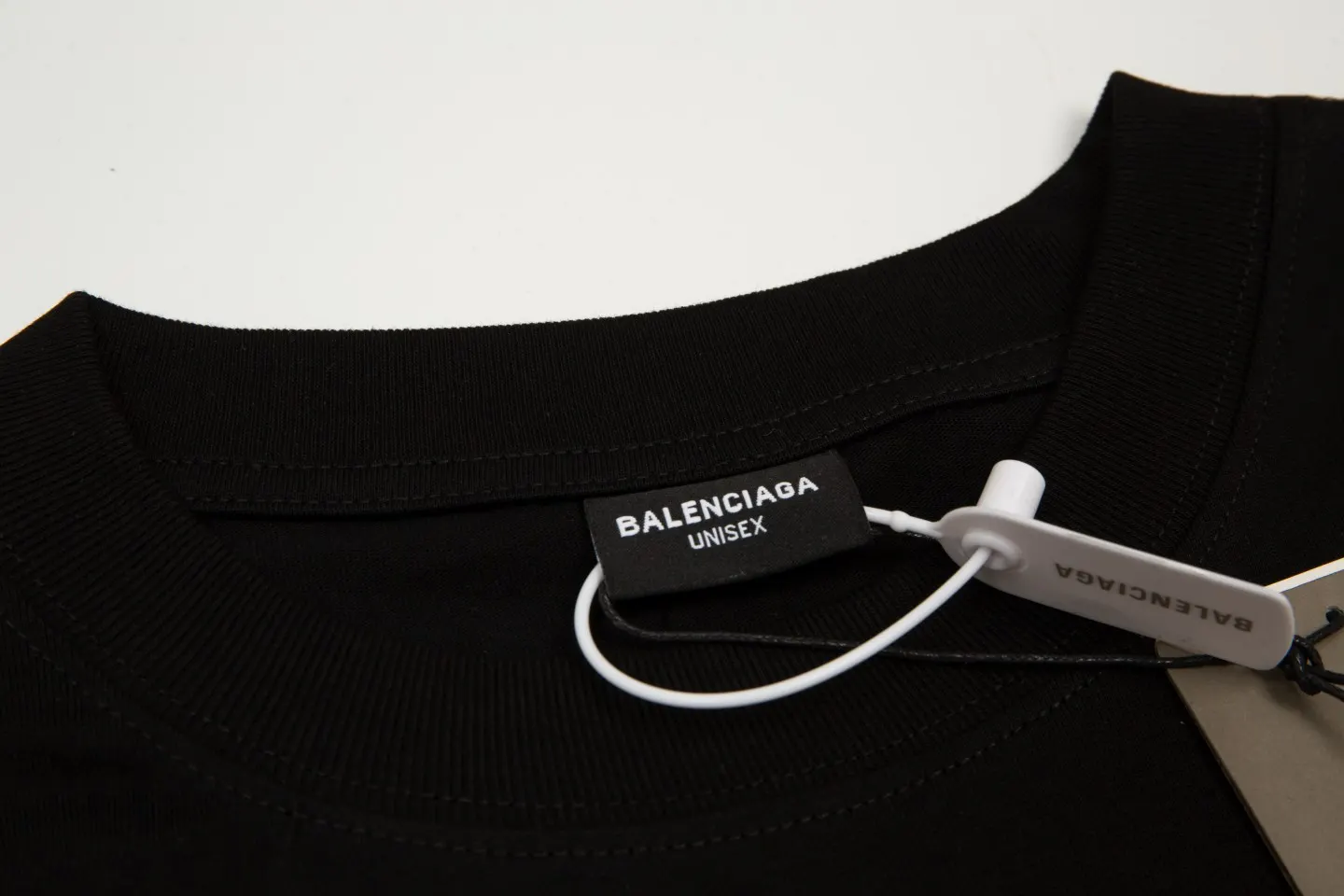 Balenciaga 黑色 短袖T恤 宽松休闲