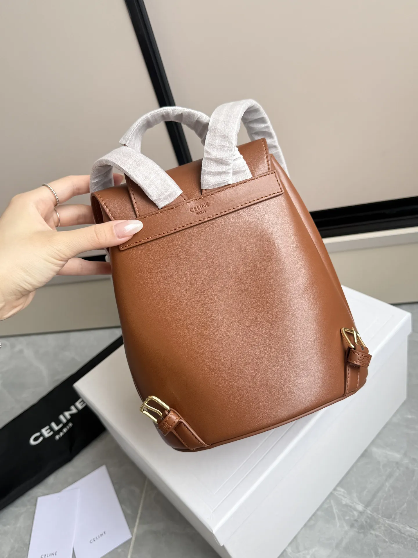Brown Backpack