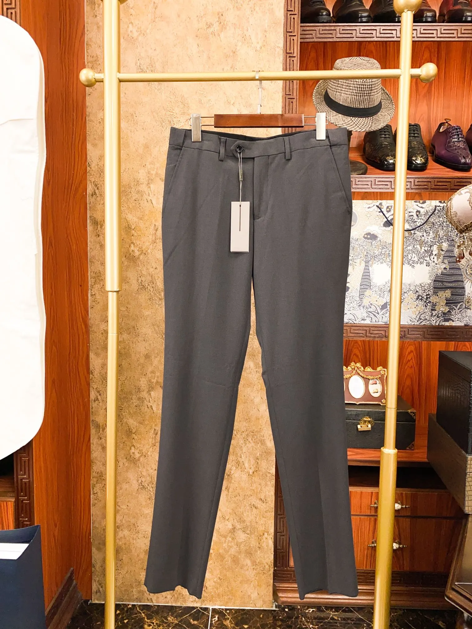 Dior Gray Jacket Stand Collar