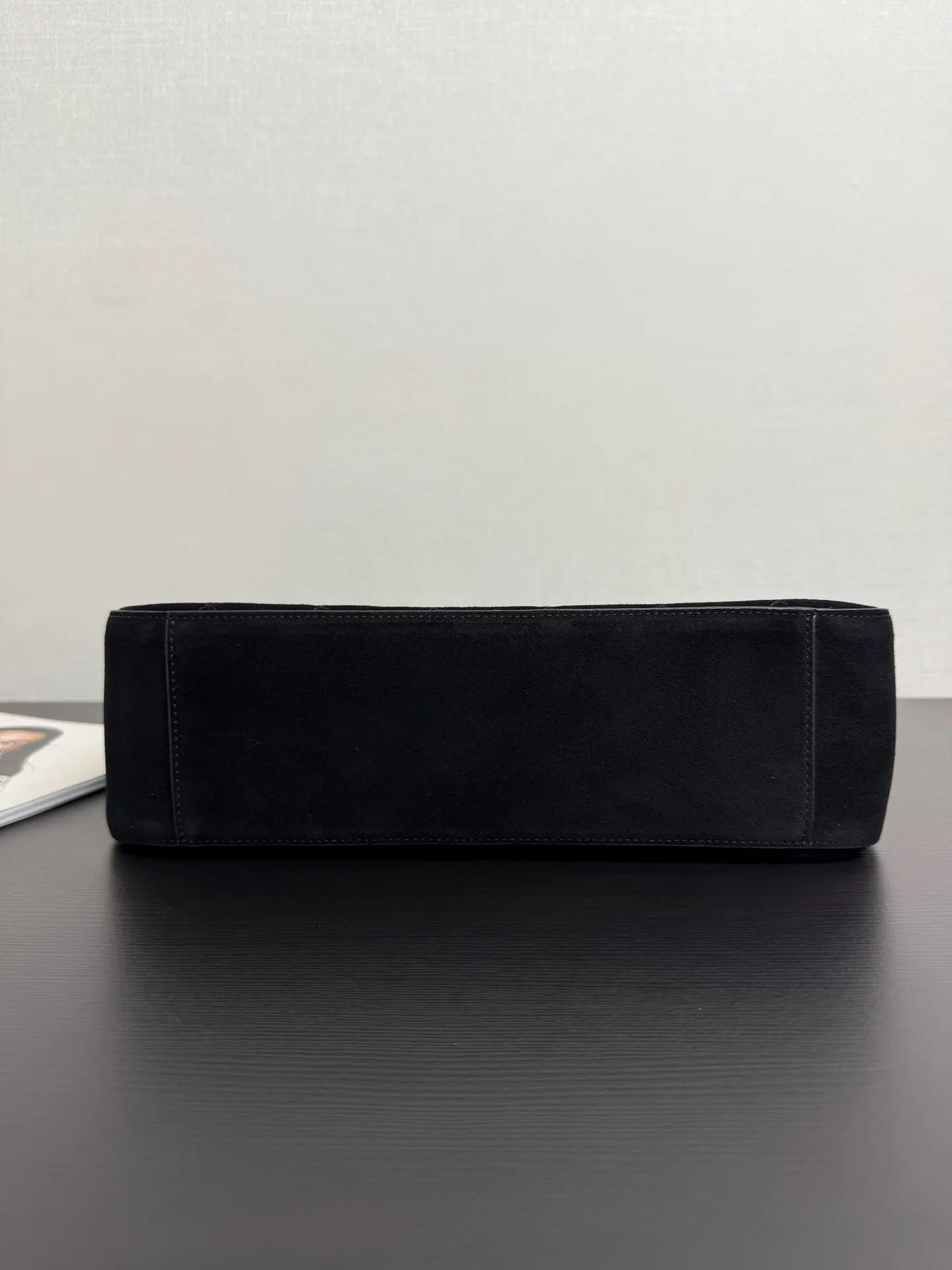 黑色 金色 口盖包 磨砂皮 黑色绒面磨砂皮 柔软包身 若隐 链条包 精致链条款