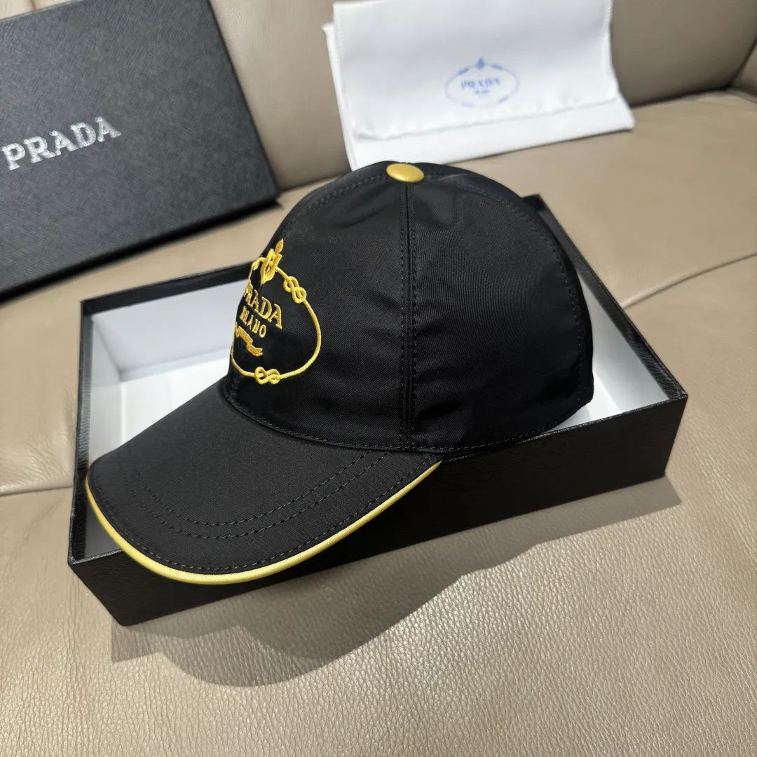 Prada 牛皮 棒球帽 日常休闲款 款7
