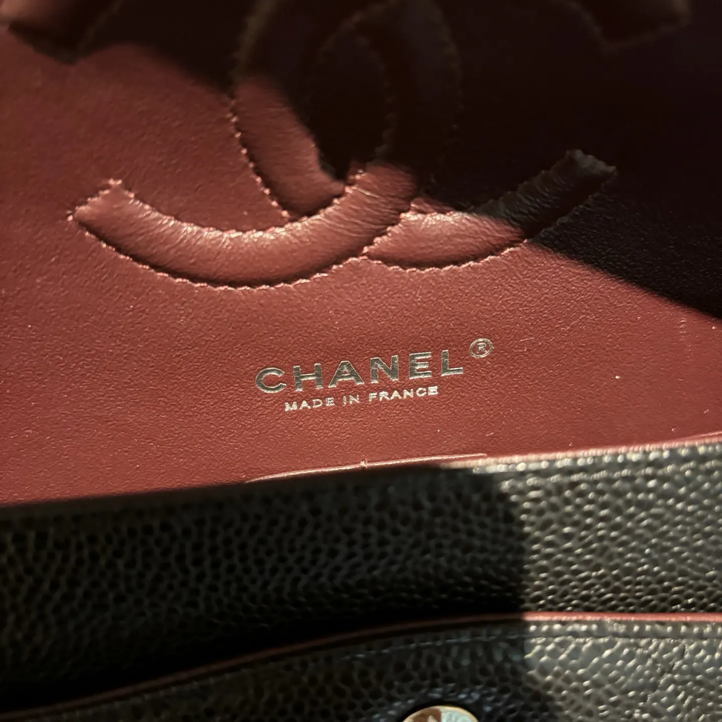 CHANEL 每个字母都符合官方标准烫金 还是有难度的 斜挎包 轻便斜挎款