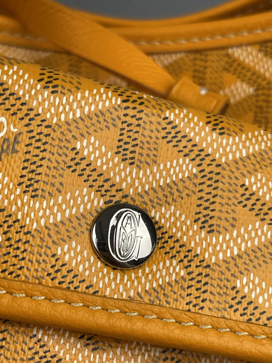 Goyard Hobo 黄色 腋下包 复古腋下背款