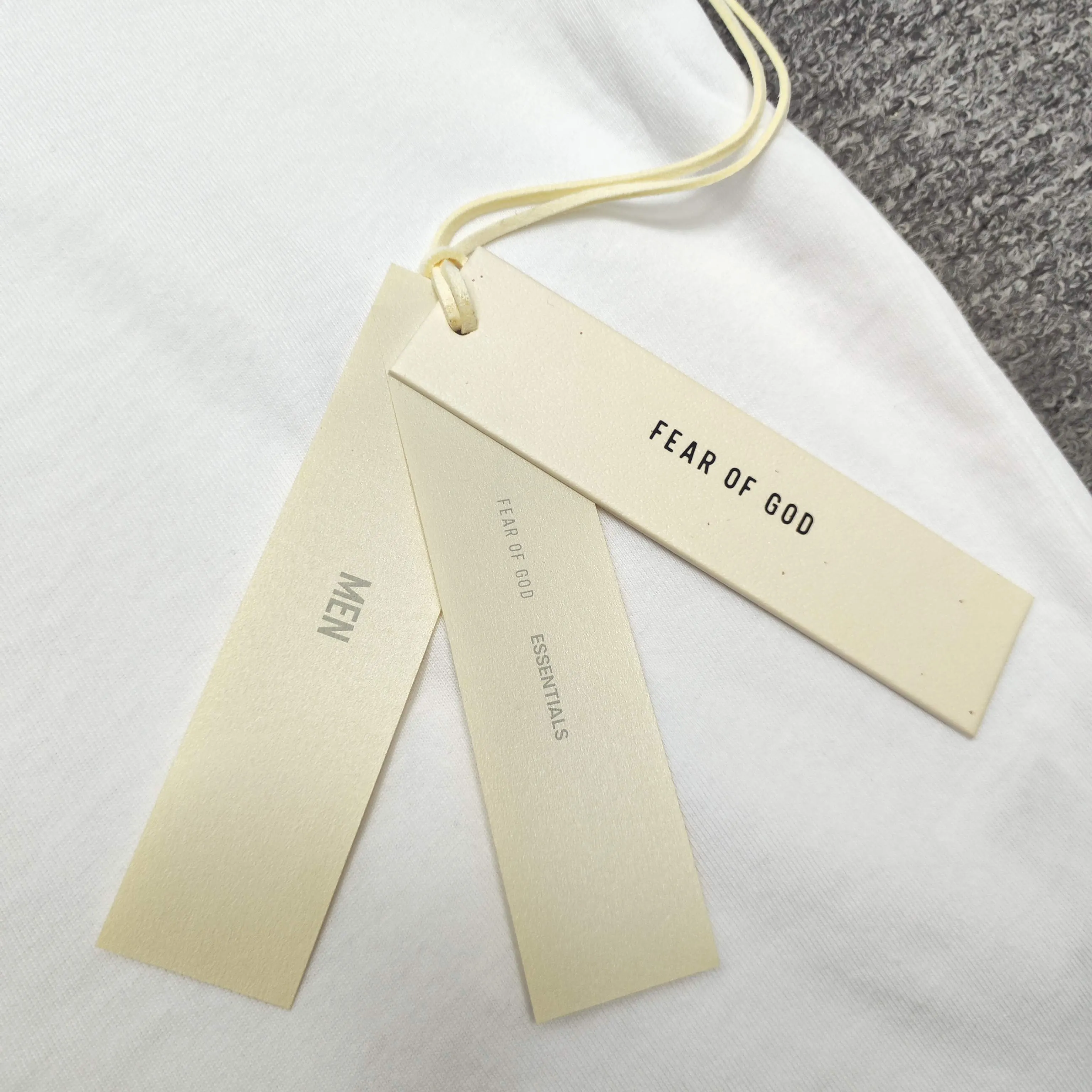 Fear of God 白色 字母 水洗 短袖T恤 日常百搭款