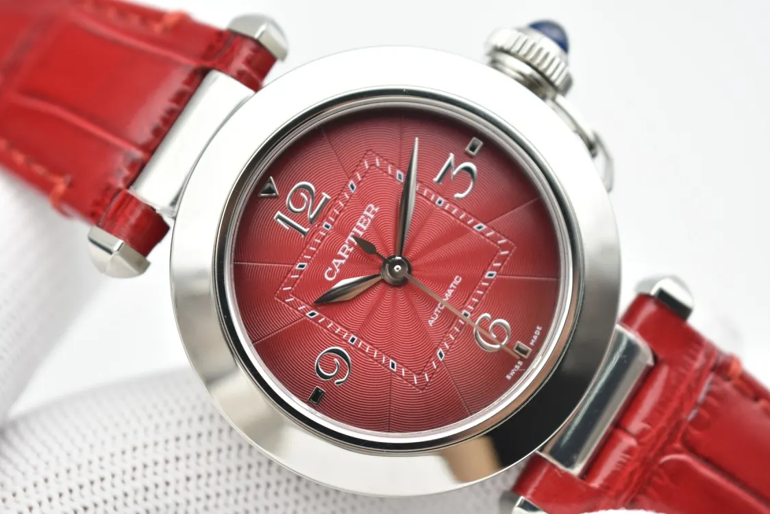 White Blue Watch Classic Leather