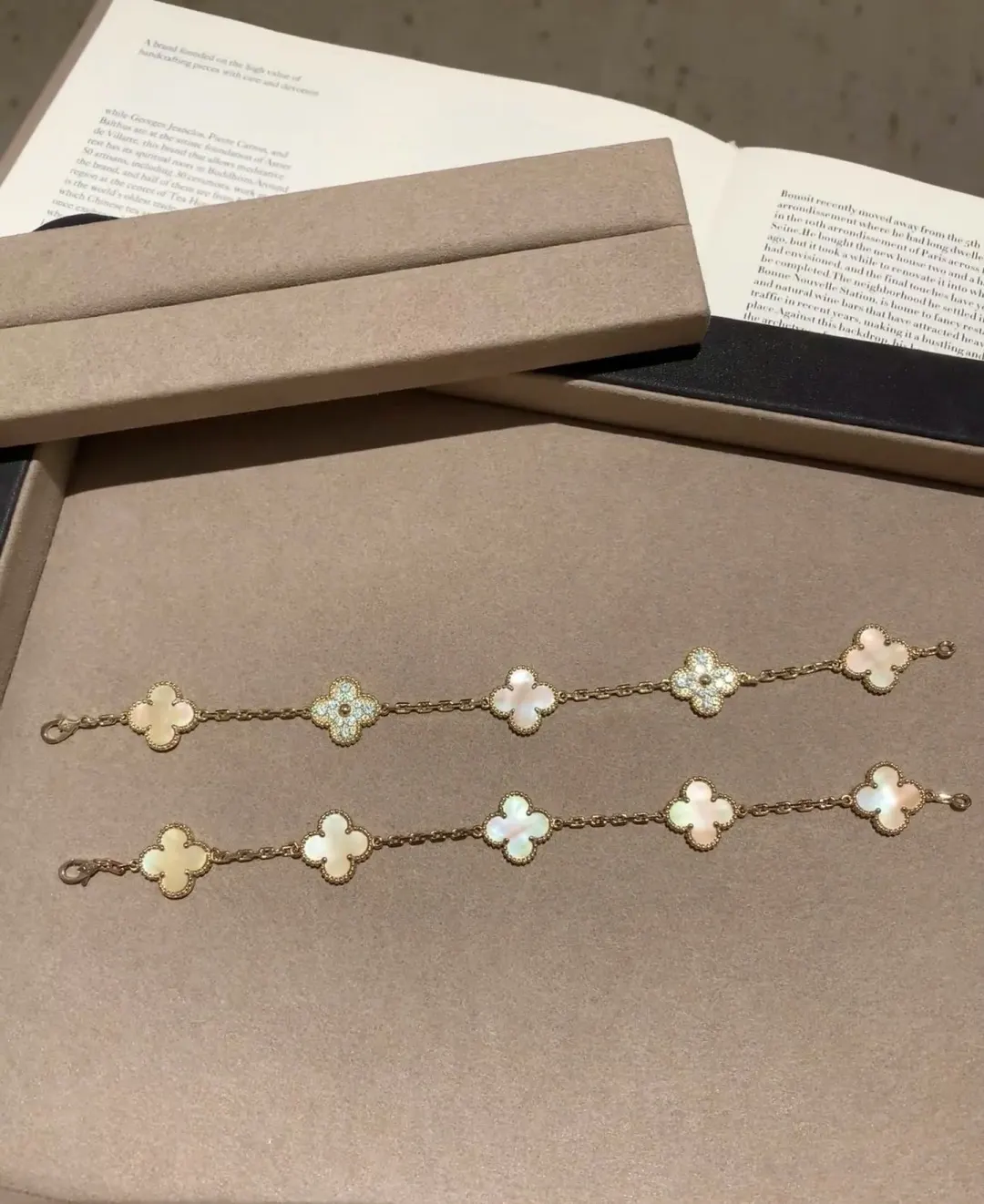 Van Cleef 贝母 手链 日常叠戴款
