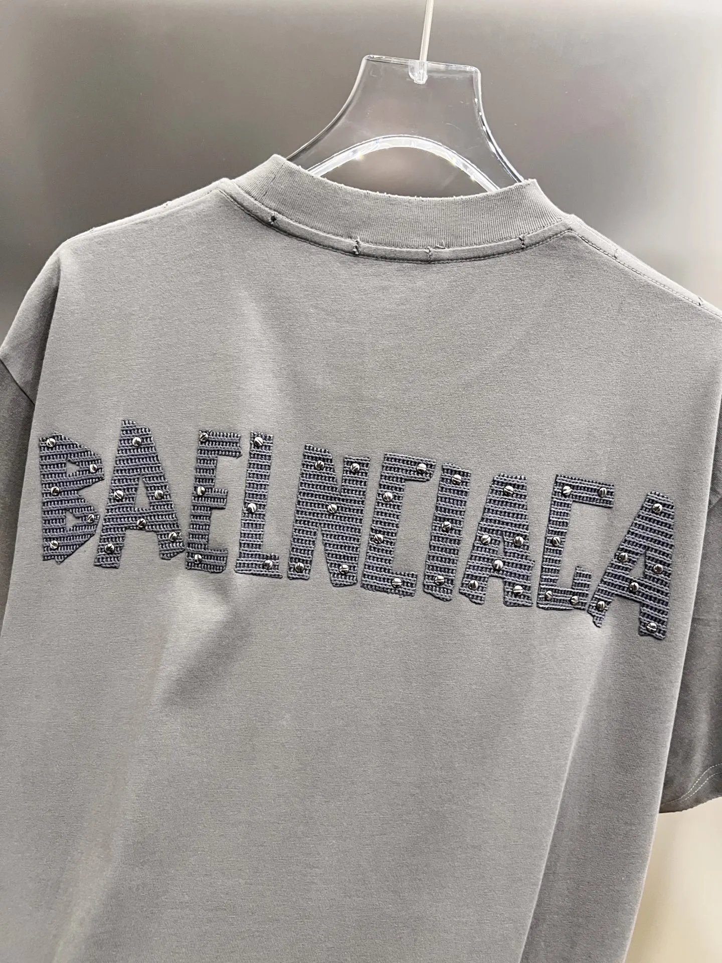 Balenciaga Black Logo Short Sleeve T-Shirt Loose