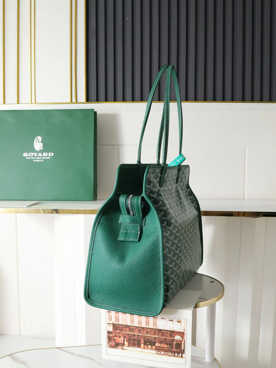 Green Top Handle Bag Commuter