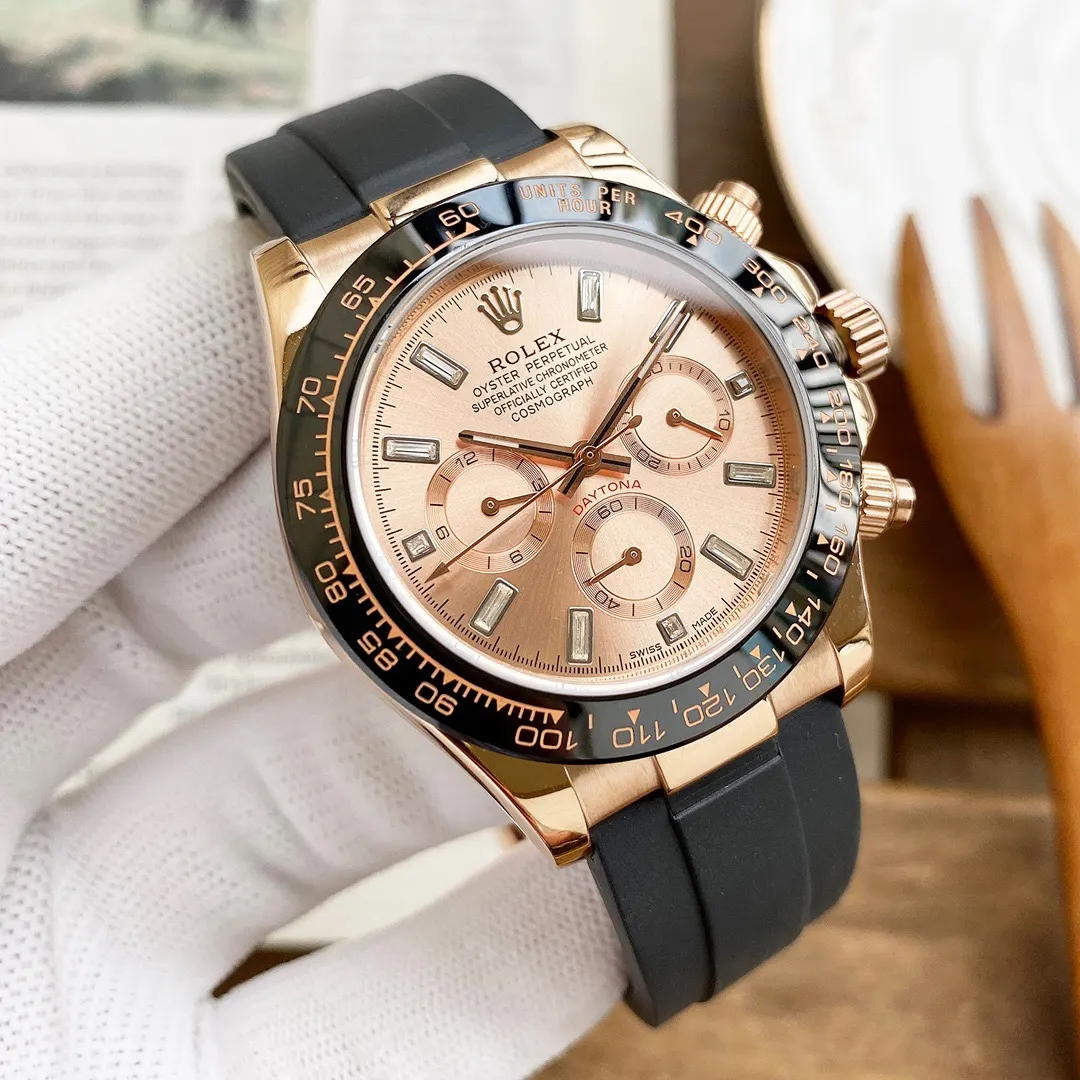 Rolex 黑色 盘面的底色纹路经过无数次过滤改正 确保百分百吻合与 手錶 經典腕表款