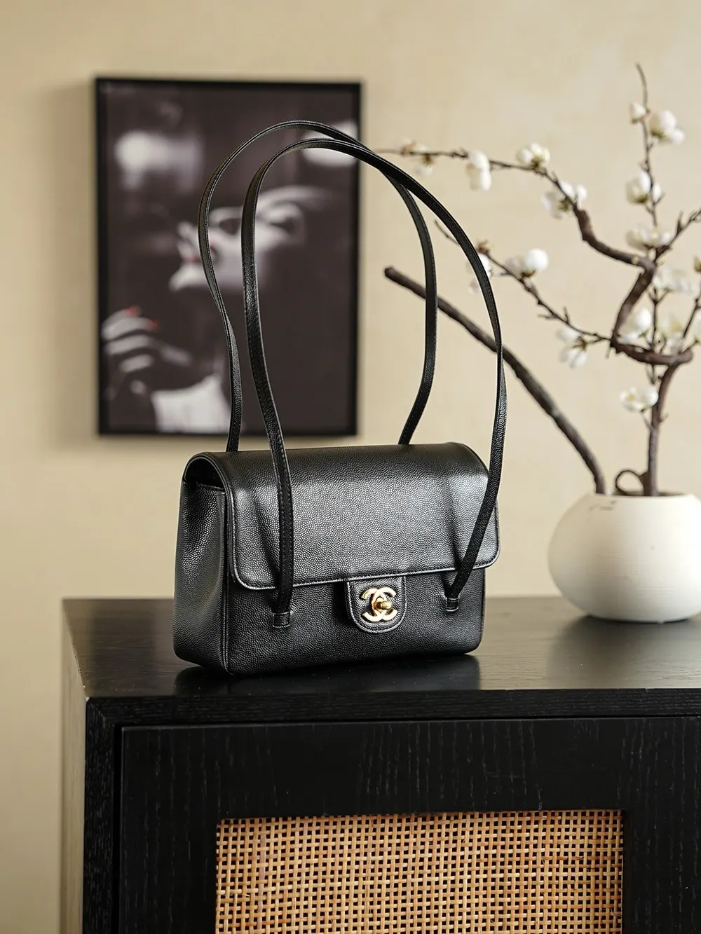 Hobo Shoulder Bag Vintage Leather