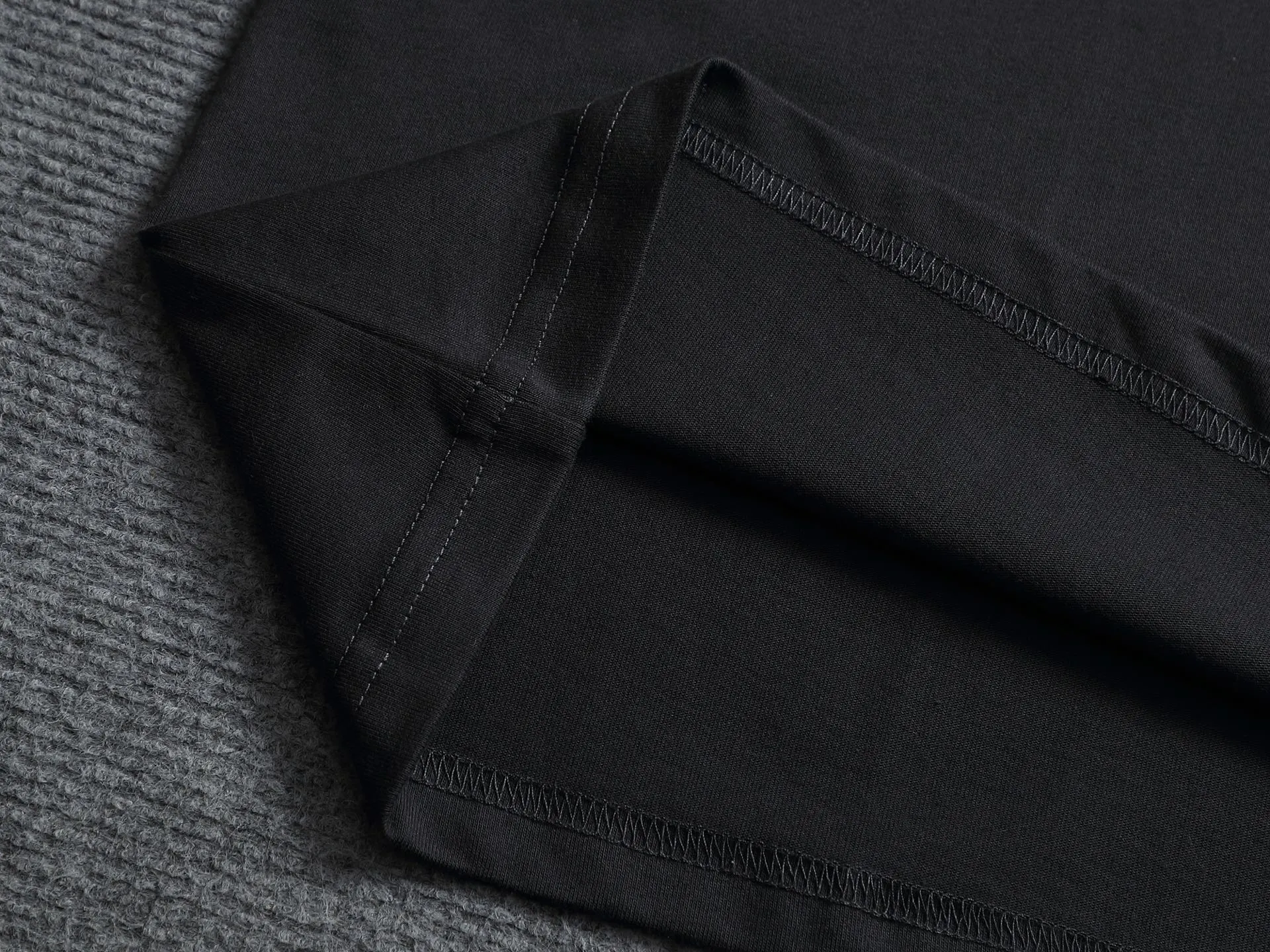 Balenciaga Black Logo Short Sleeve T-Shirt Street Casual