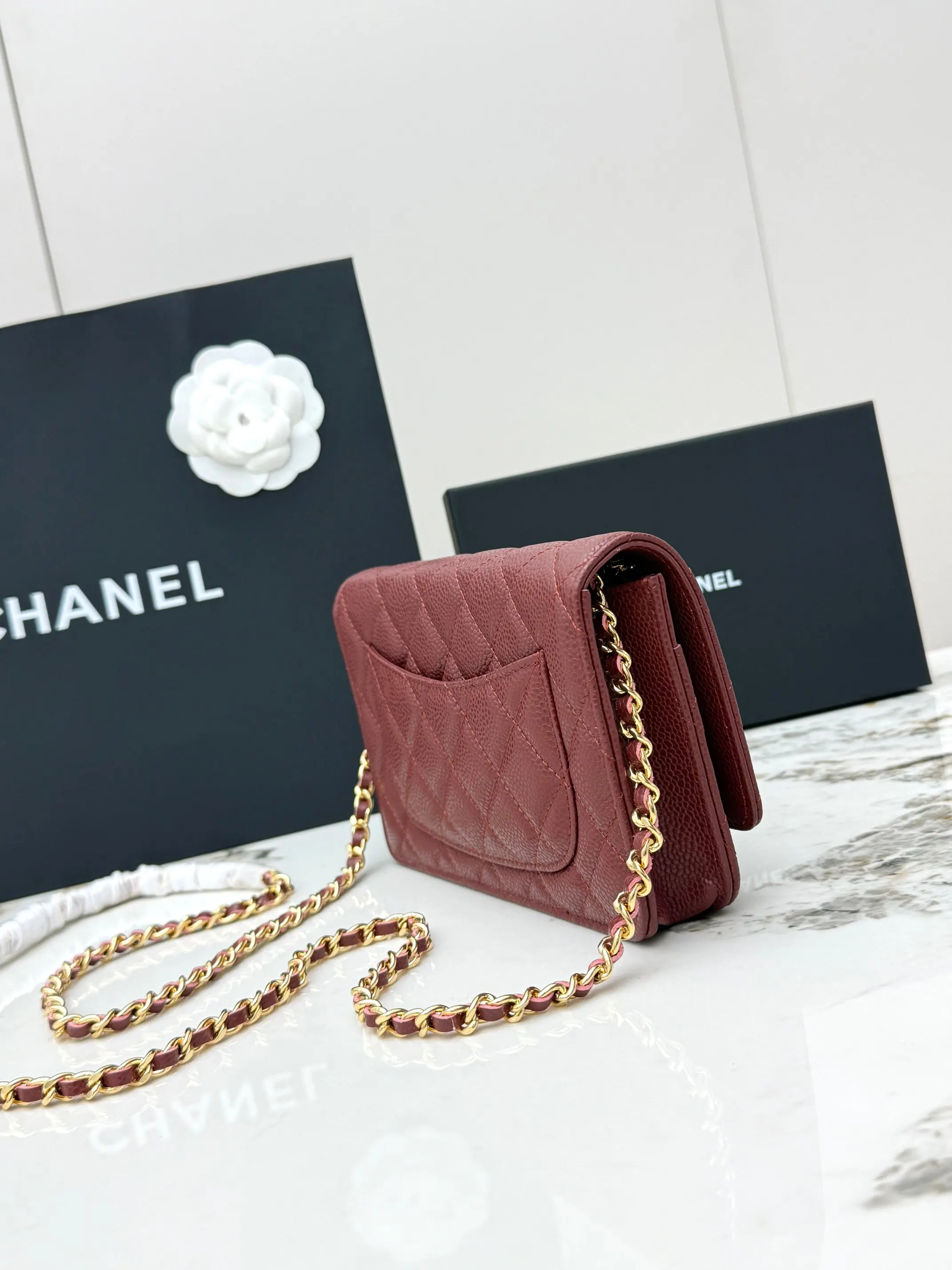 Chanel Chain Bag Leather