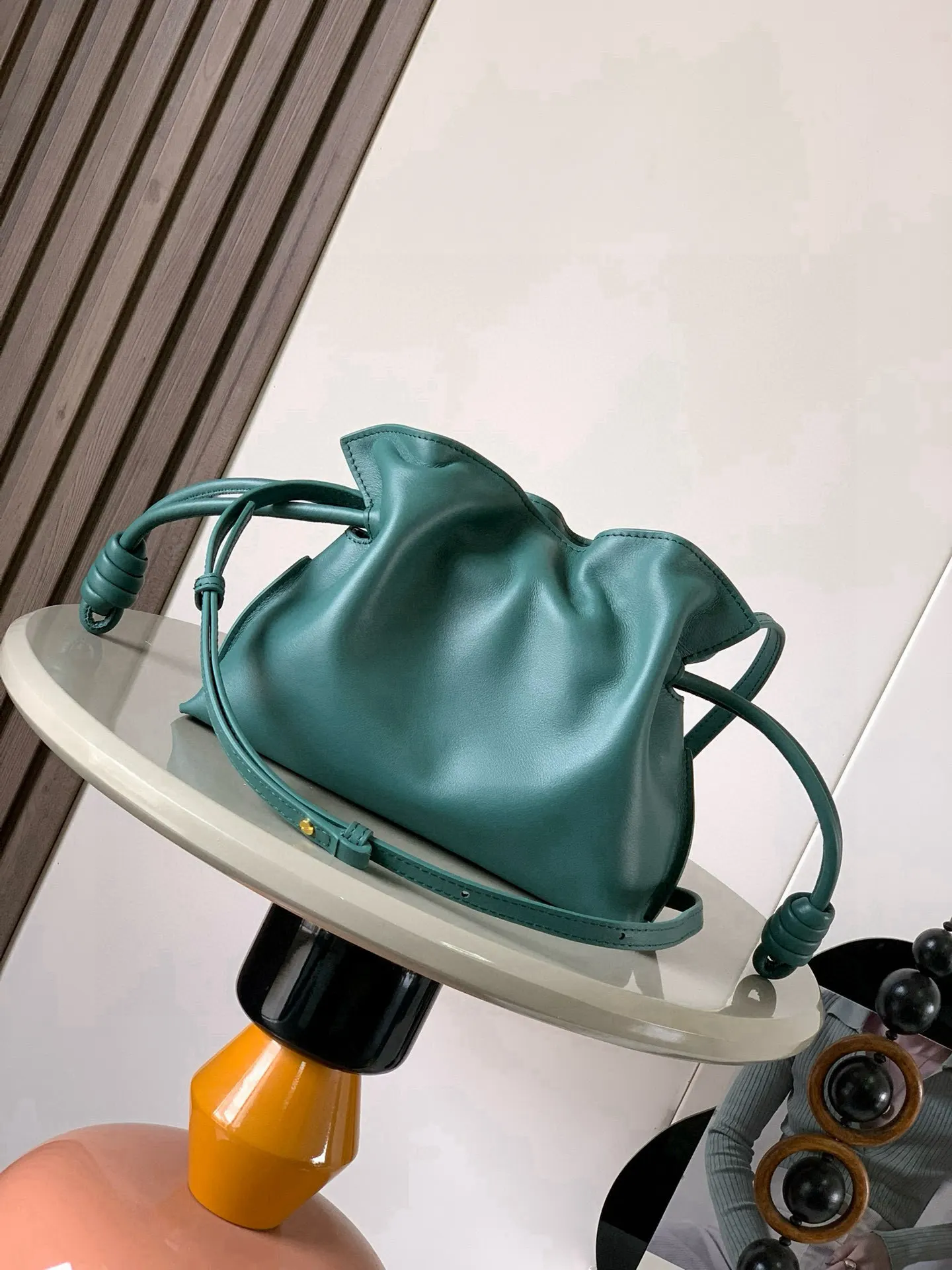 Loewe 小牛皮 福袋迷你 纳帕牛皮革Flamenco手拿包 托特包 大容量托特款