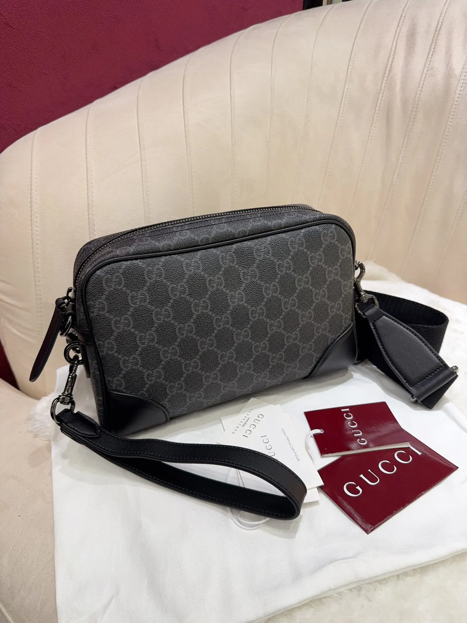 Gucci 黑色 手提包