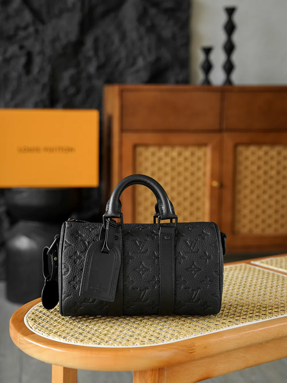 Keepall 牛皮 旅行袋 大容量旅行款
