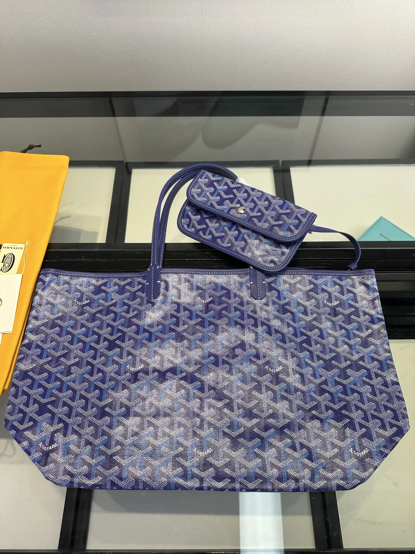 Goyard 戈雅 托特包购物袋 四季炫彩限定色 蓝莓紫 大容量托特款